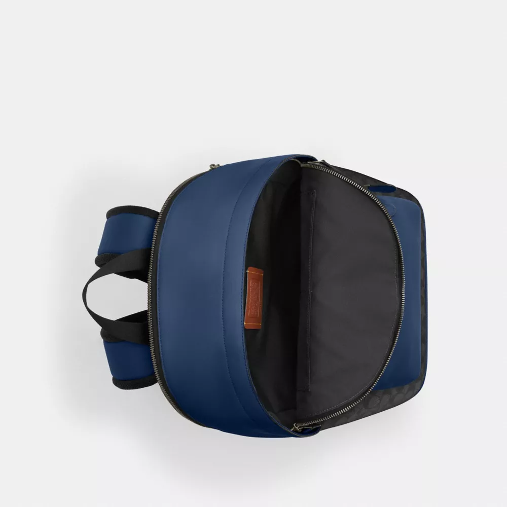 Рюкзак COACH West Backpack In Colorblock Signature Canvas
