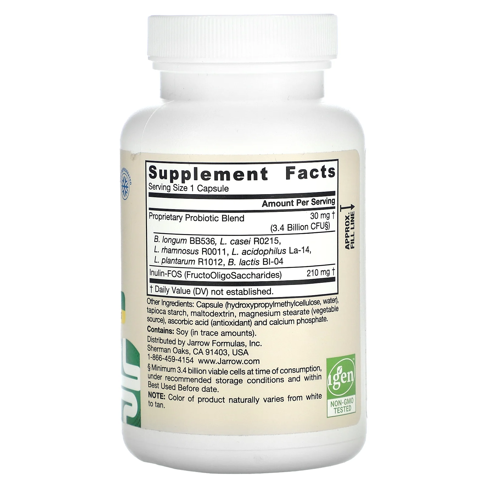 Jarrow Formulas, Jarro-Dophilus и ФОС, 3,4 млрд, 200 капсул