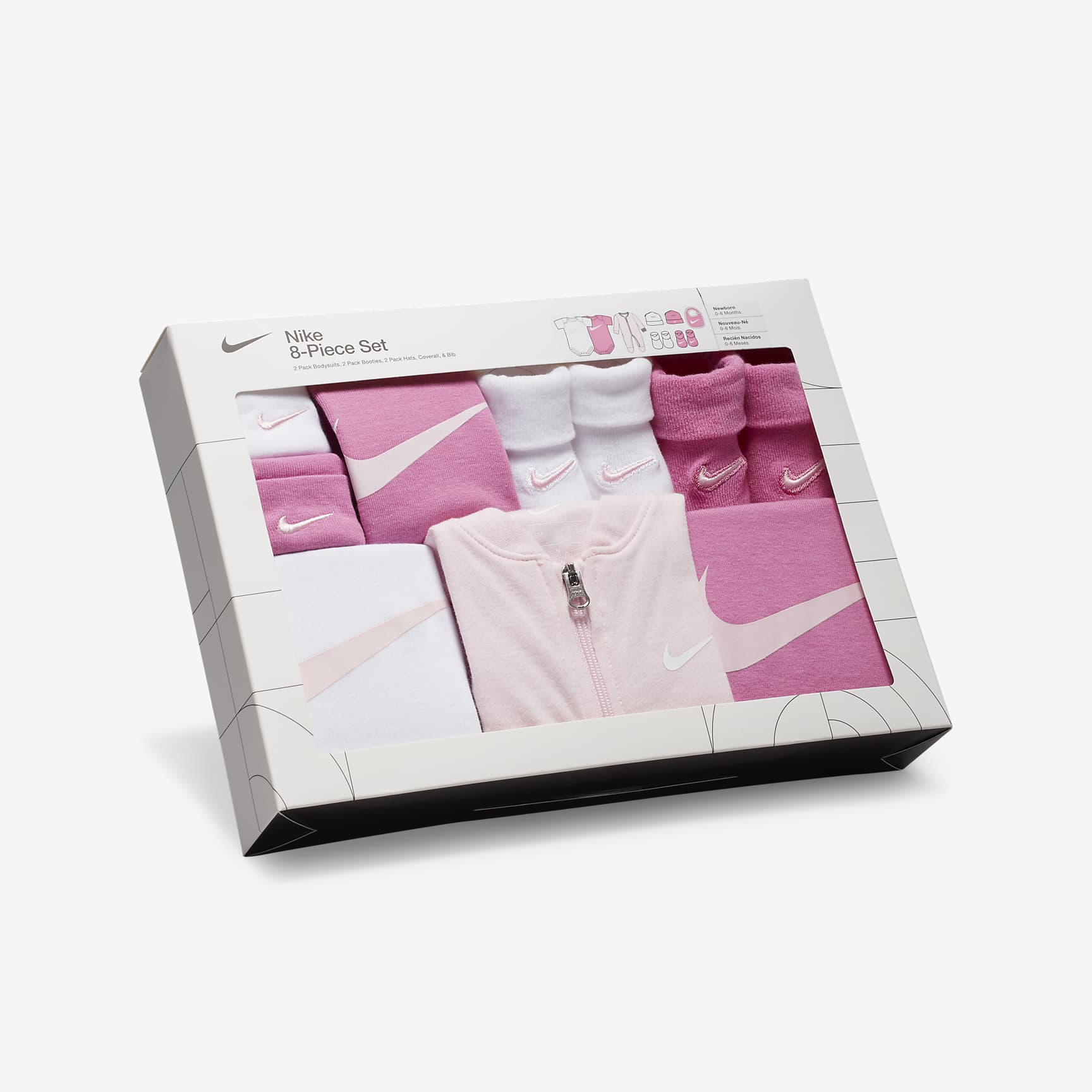 Nike Baby (0-9M) 8-Piece Boxed Gift Set