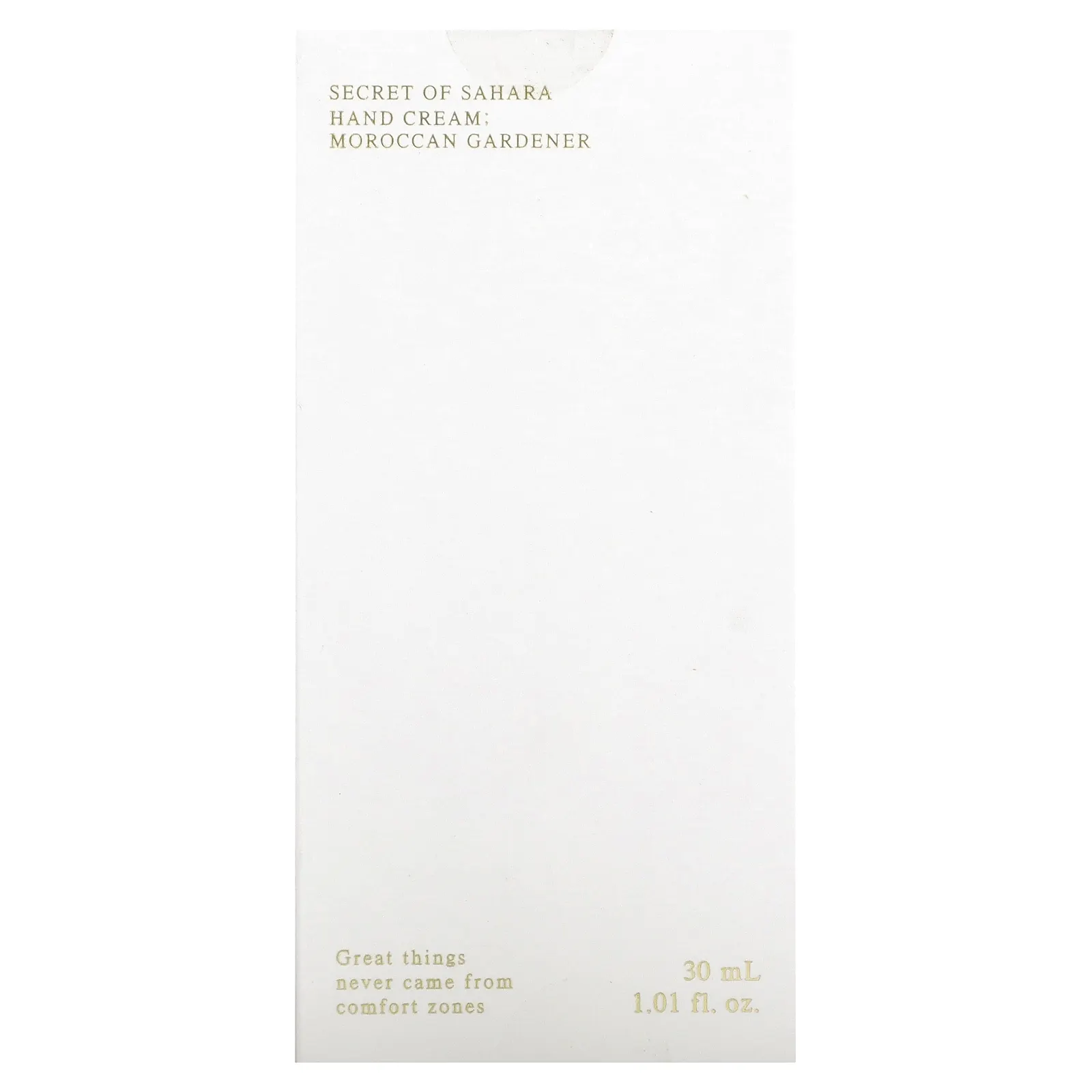 Huxley, Крем для рук «Секрет Сахары»; Moroccan Gardener, 30 мл (1,01 жидк. Унции)