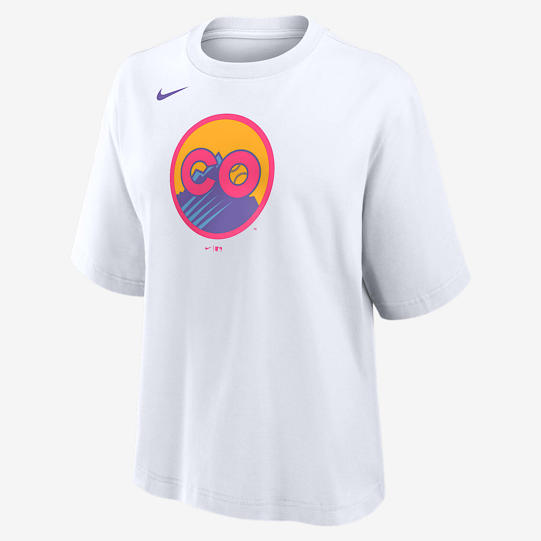 Colorado Rockies City Connect Boxy Women's Nike MLB T-Shirt