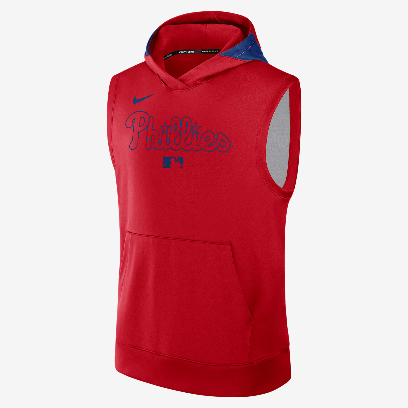 Philadelphia Phillies Authentic Collection Men’s Nike Dri-FIT MLB Sleeveless Pullover Hoodie