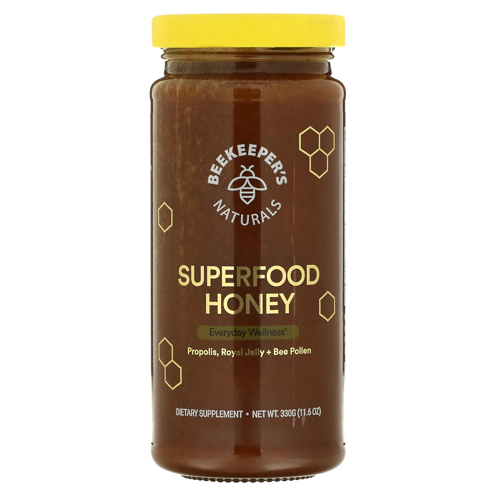 Beekeeper's Naturals, B. Powered, мед из суперфудов, 330 г (11,6 унции)