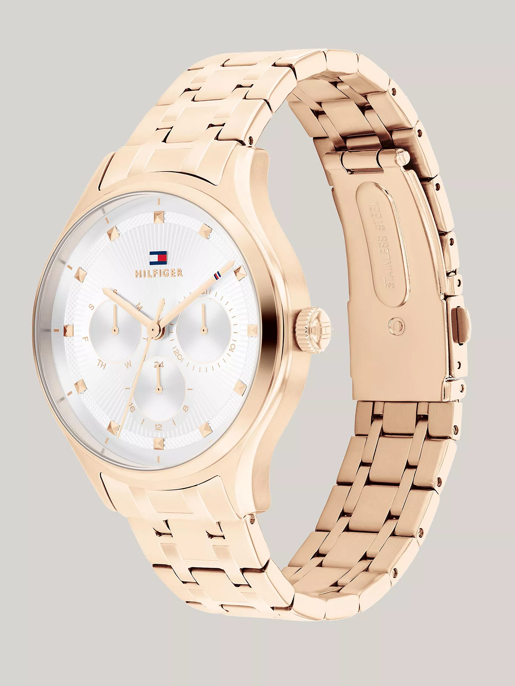 Женские часы Tommy Hilfiger, Многофункциональные часы 38 мм с серым циферблатом