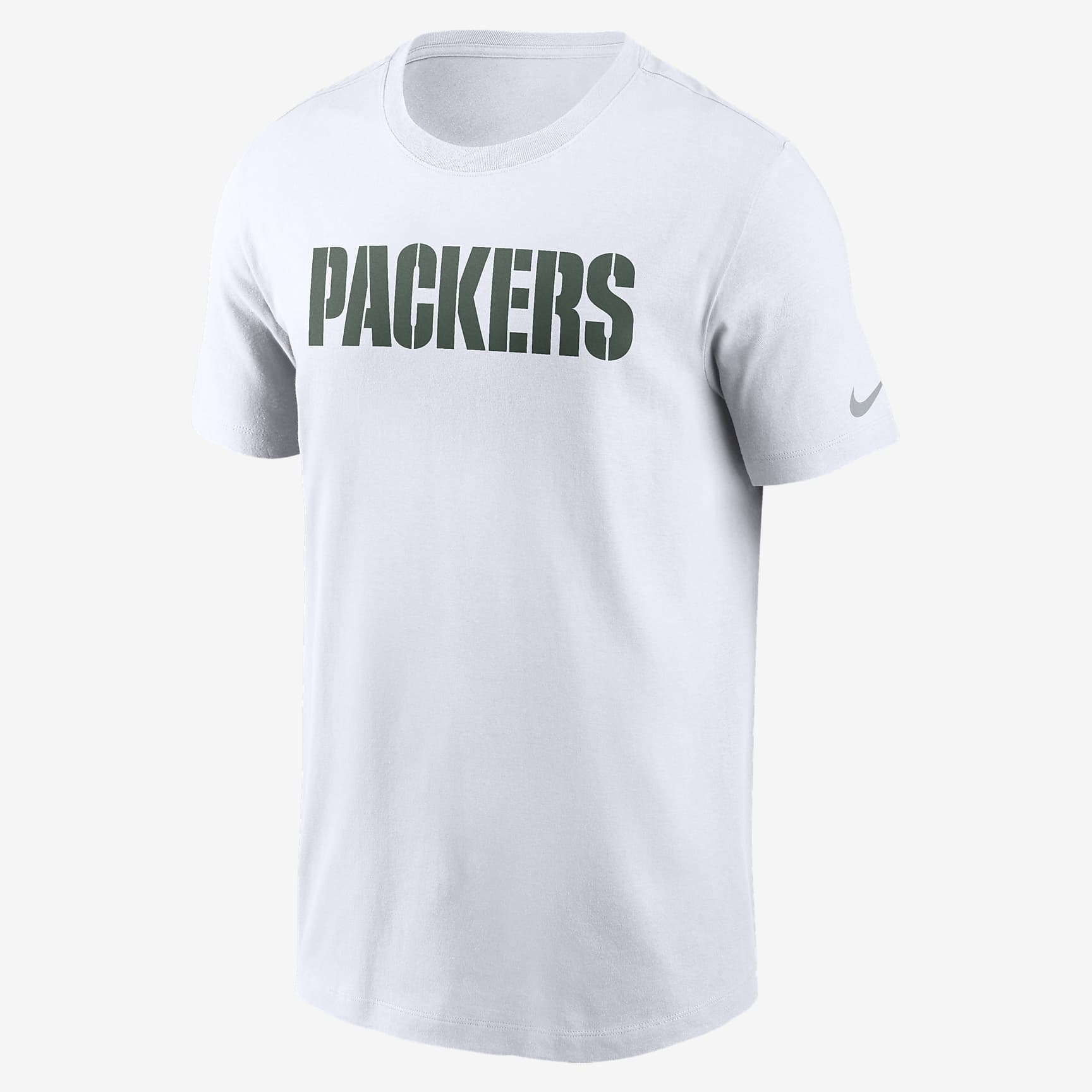 Green Bay Packers Primetime Wordmark Essential Men's Nike NFL T-Shirt