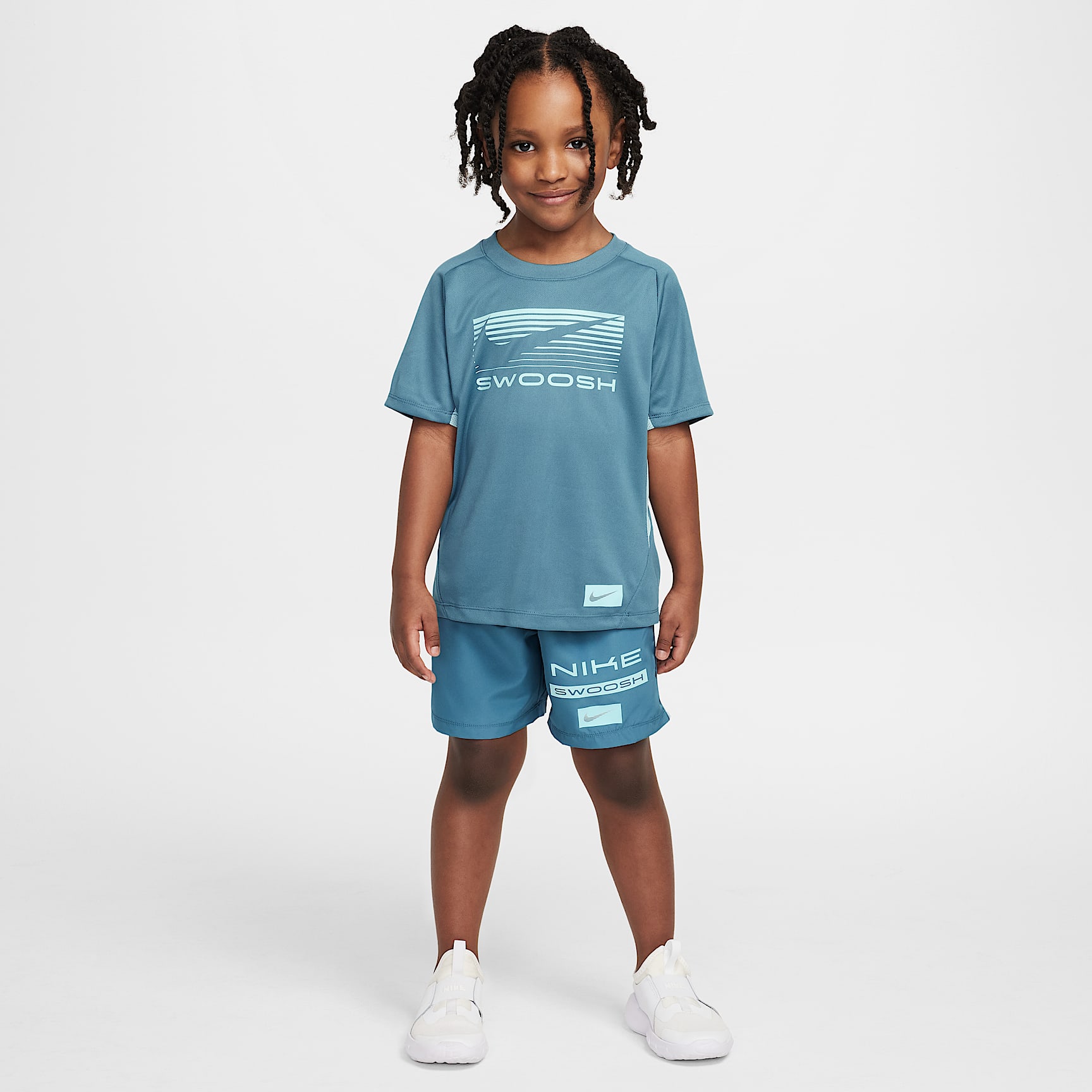 Jordan Dri-FIT Little Kids' 2-Piece Multi Woven Shorts Set