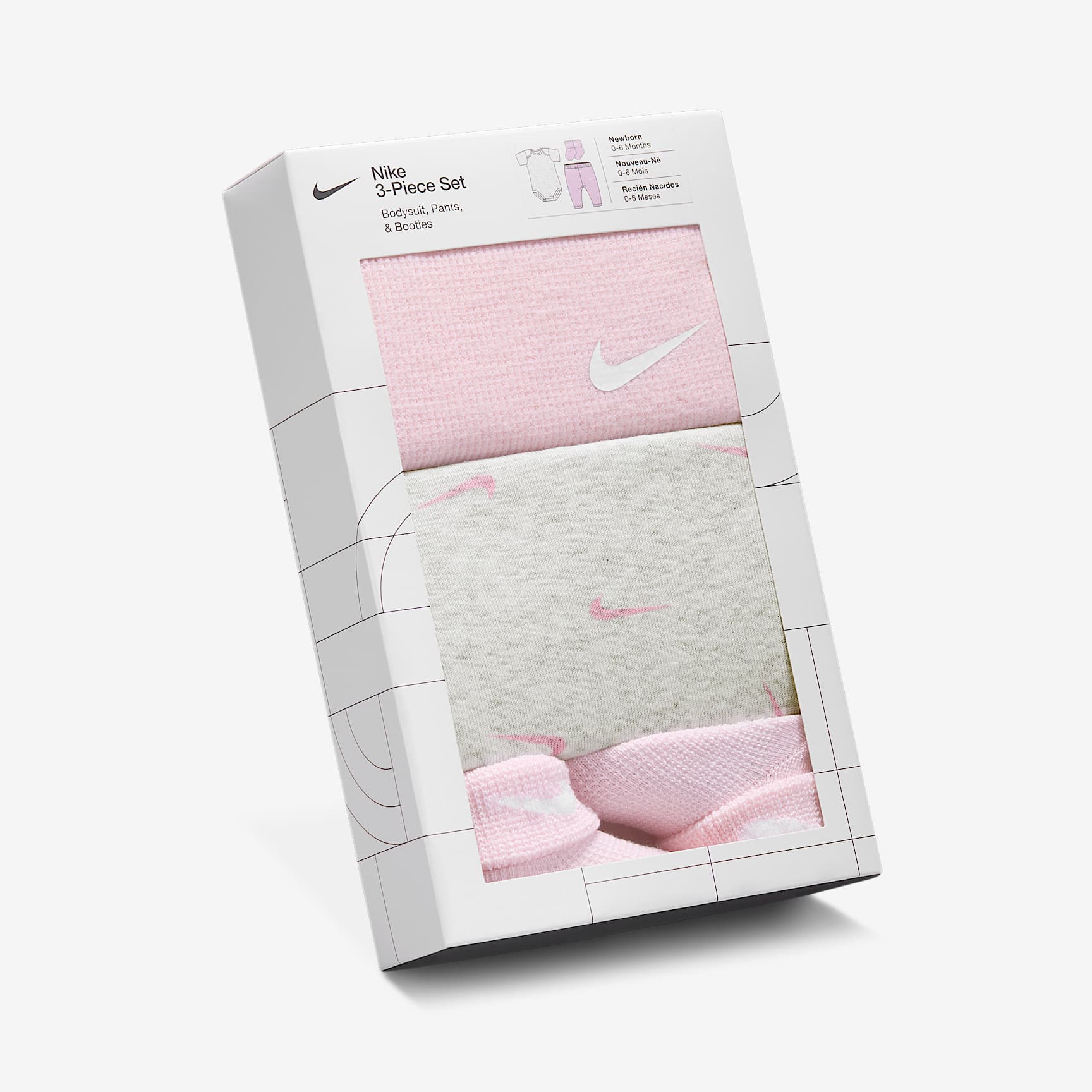 Nike Baby 3-Piece Bodysuit and Waffle Pants Set