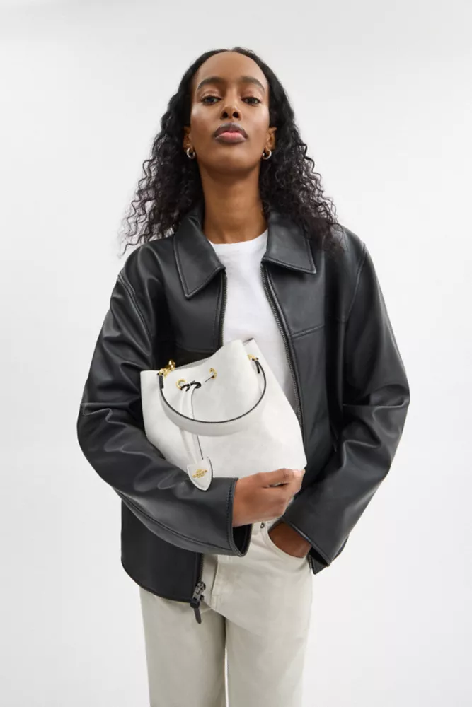 Сумка COACH Rowan Bucket Bag In Signature Canvas