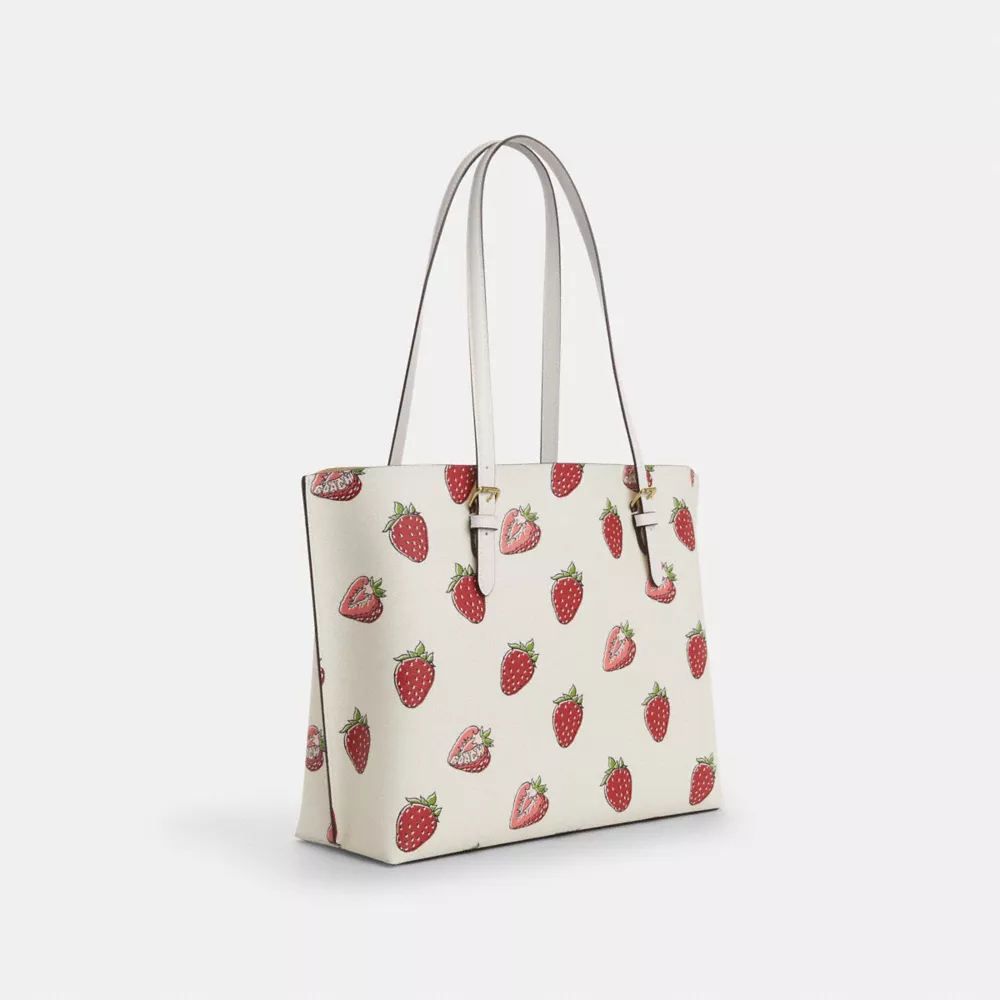 Сумка COACH Mollie Tote Bag With Strawberry Print