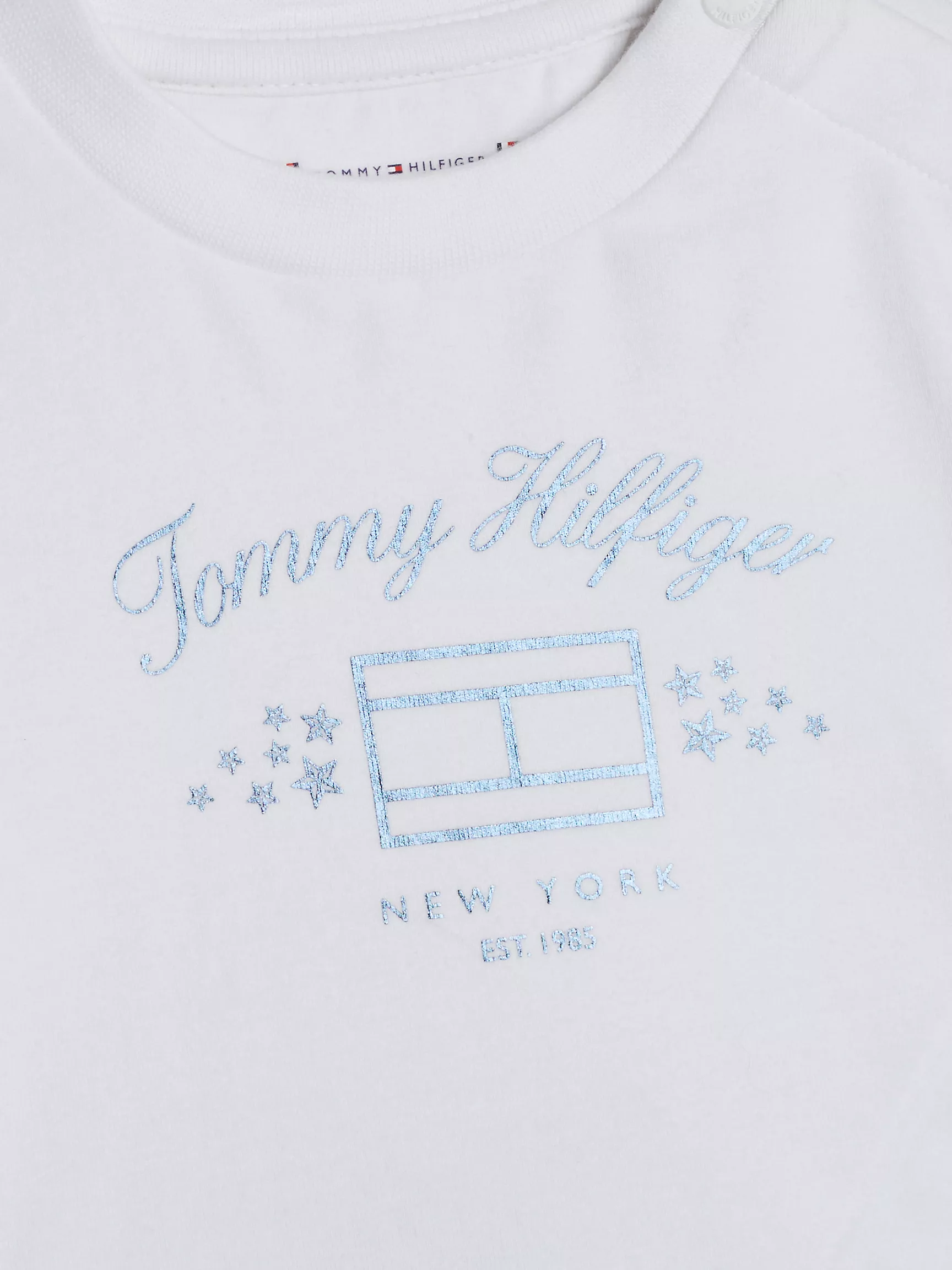 Детская футболка Tommy Hilfiger, Детская футболка с логотипом звезды и флага