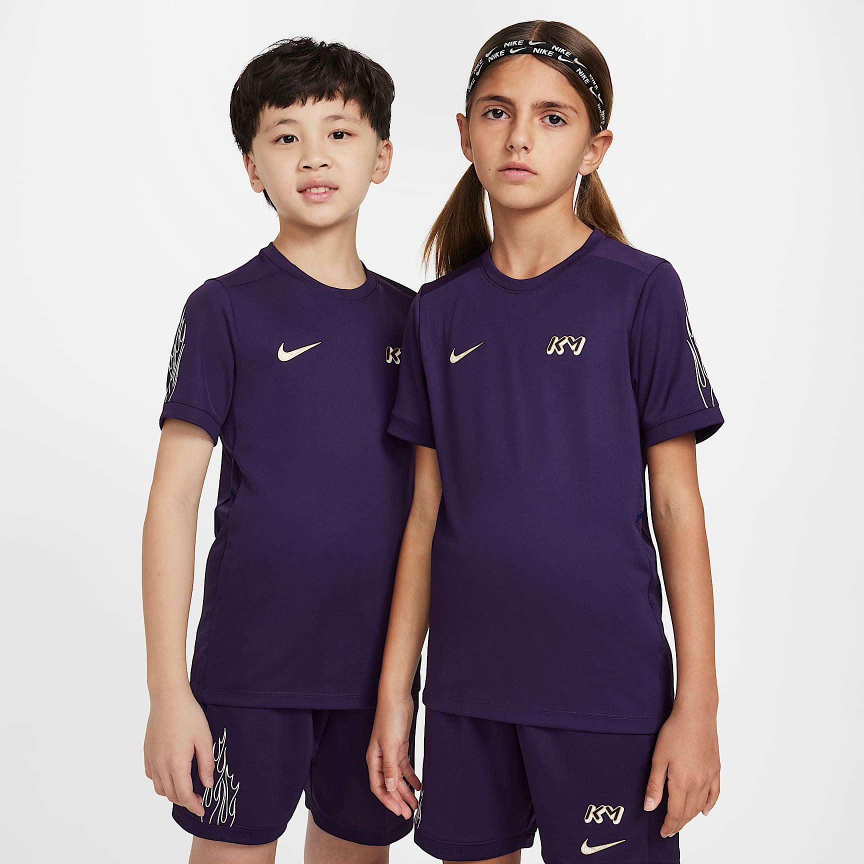 Kylian Mbappé Academy Big Kids' Dri-FIT Soccer Top