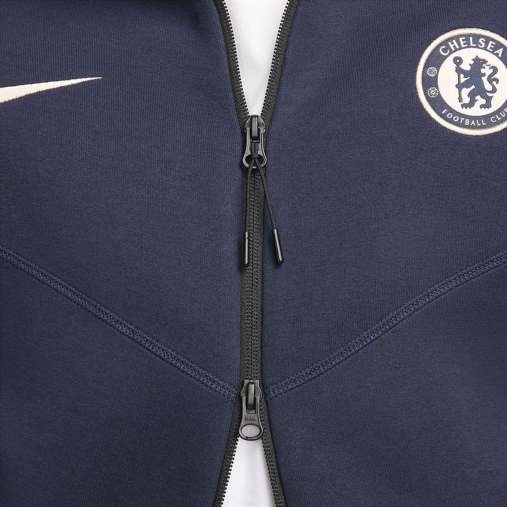 Chelsea FC Tech Fleece Windrunner Men's Nike Soccer Full-Zip Hoodie