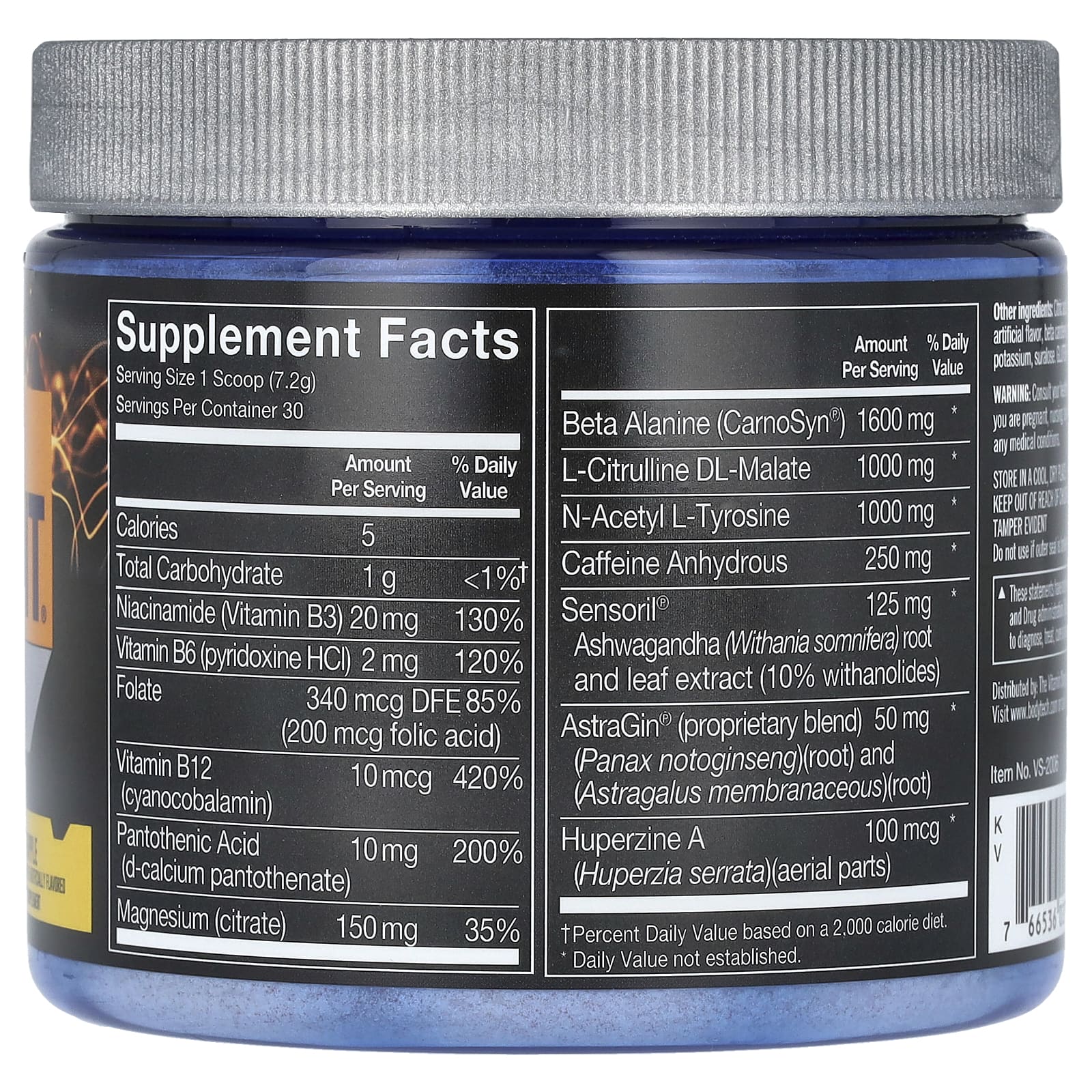 BodyTech, Flash Point, предтренировочный концентрат, ананас, 215 г (7,6 унции)