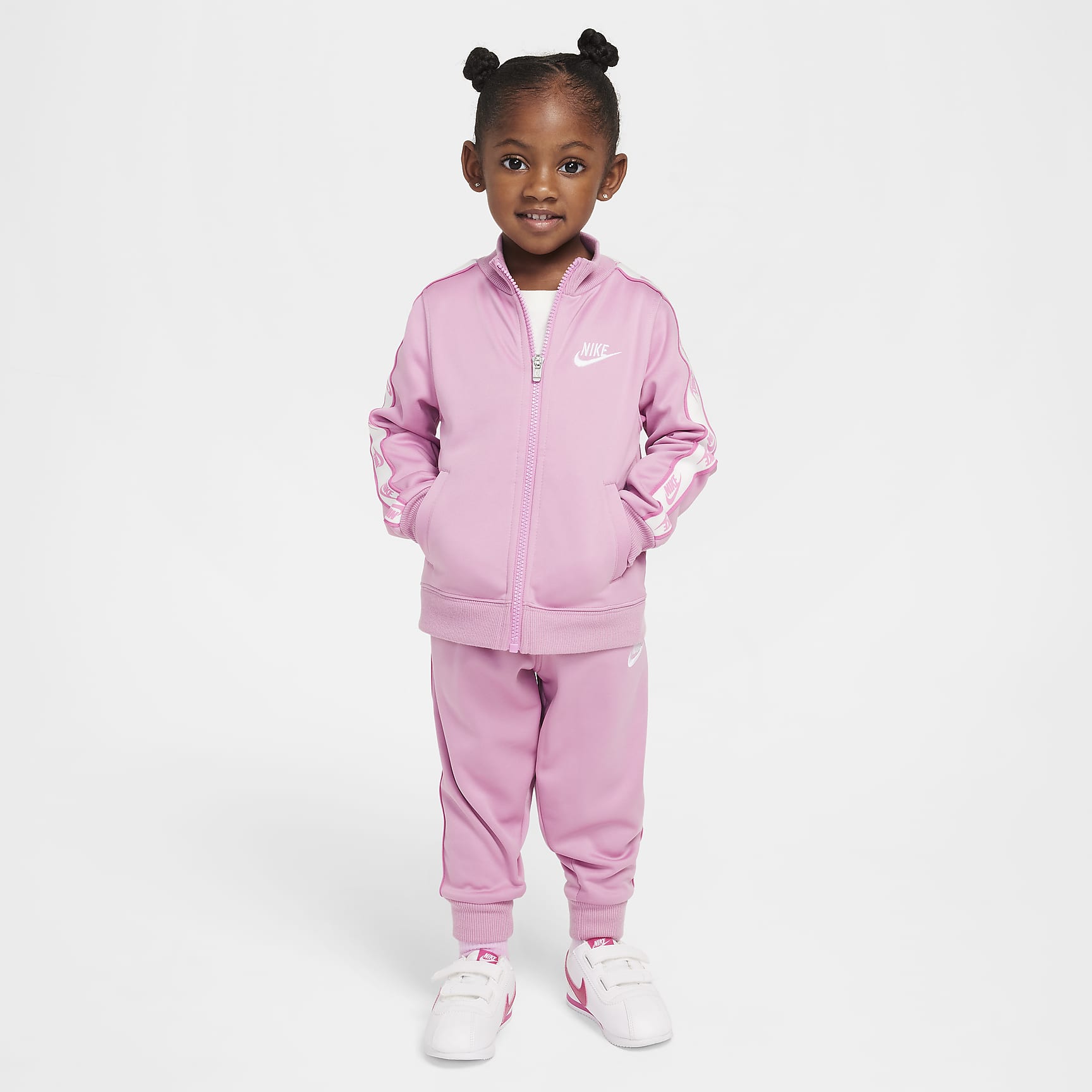 Nike Dri-FIT Toddler 2-Piece Full-Zip Set with Logo Taping
