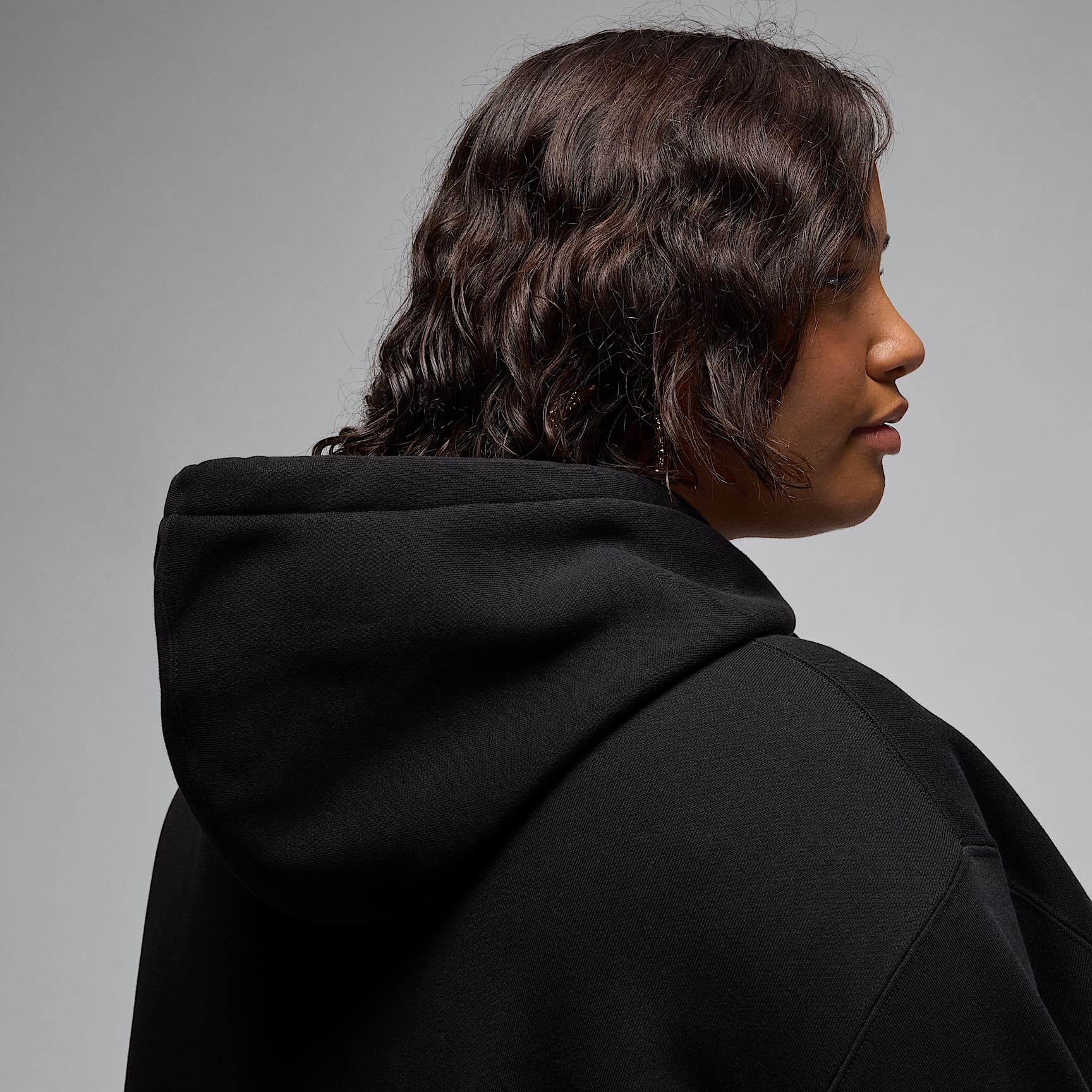 Jordan Flight Fleece Women's Satin-Lined Pullover Hoodie (Plus Size)