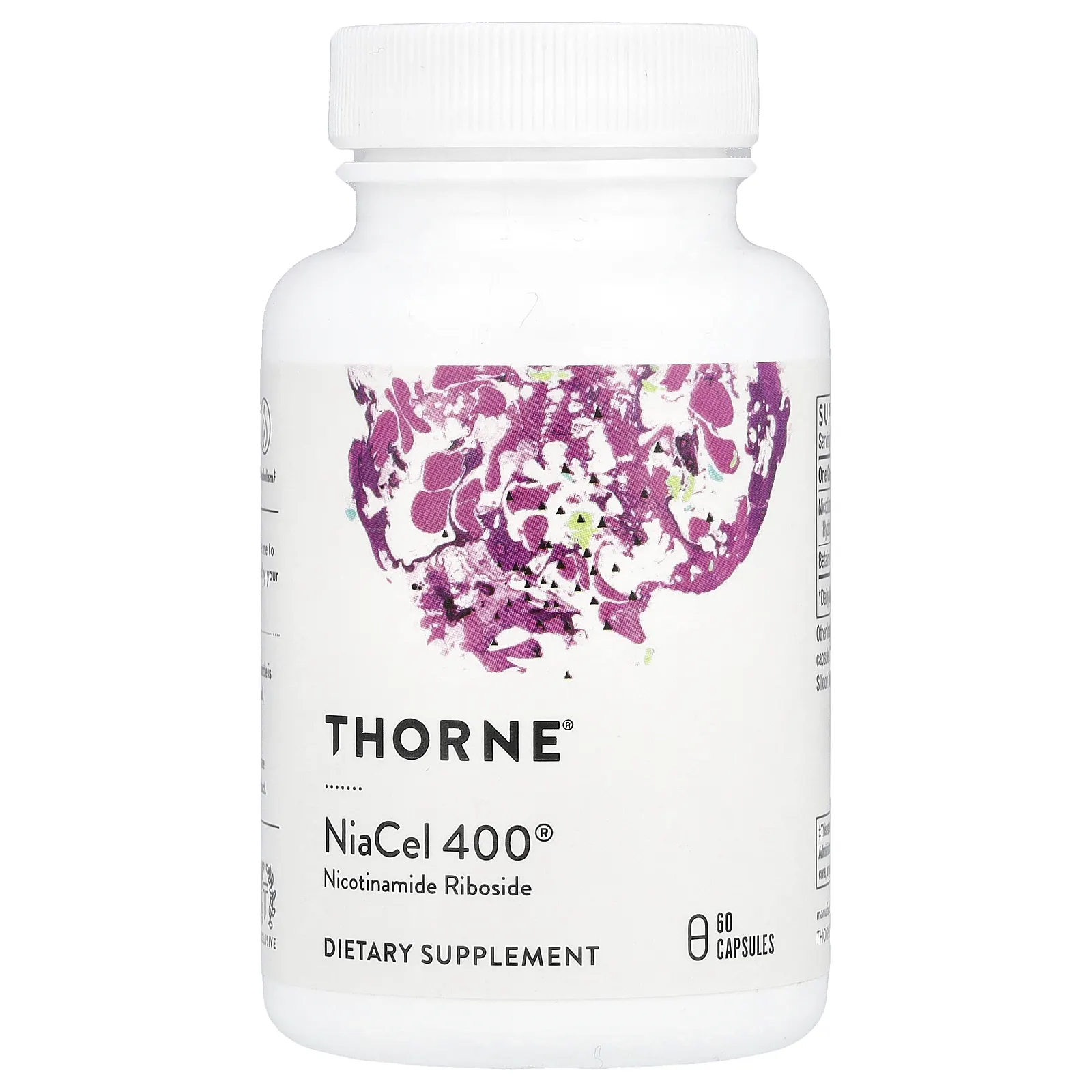 Thorne, NiaCel 400, 60 капсул