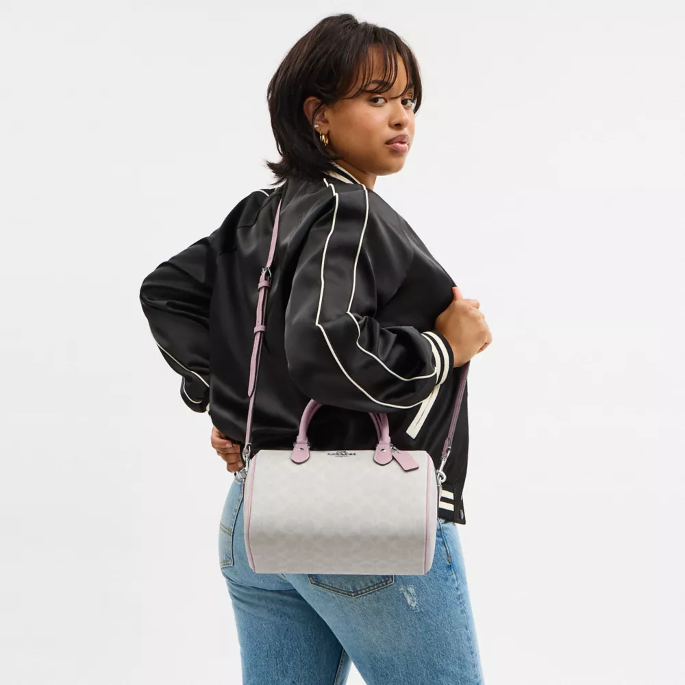 Сумка COACH Rowan Satchel Bag In Signature Canvas