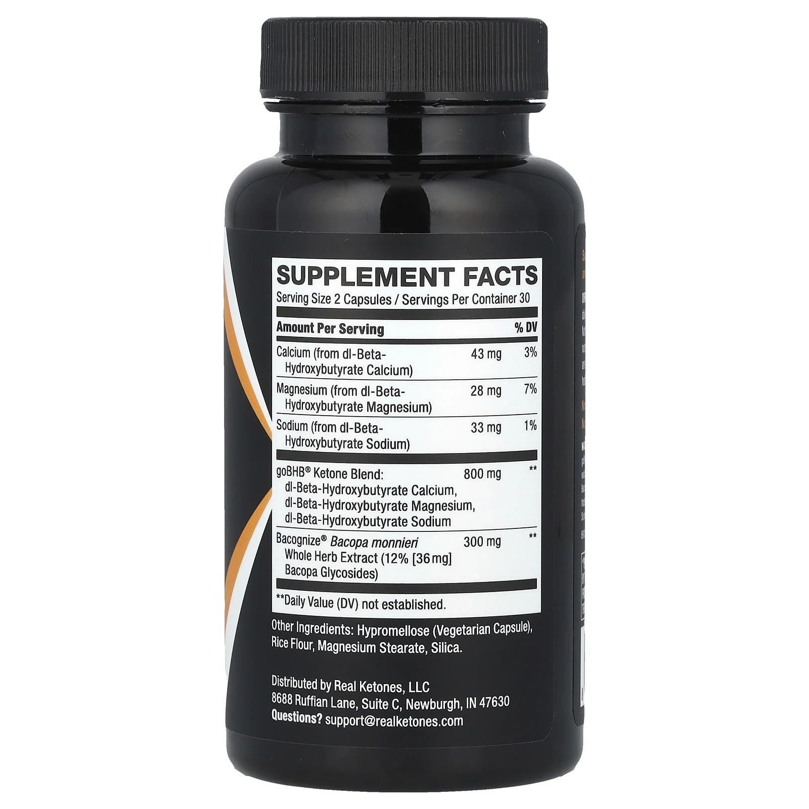 Real Ketones, Brain Boost, Mental Focus, 60 капсул