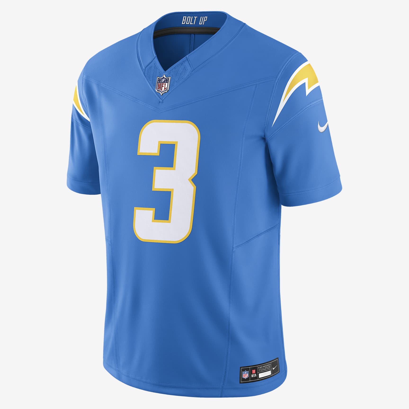 Derwin James Jr. Los Angeles Chargers Men's Nike Dri-FIT NFL Limited Football Jersey