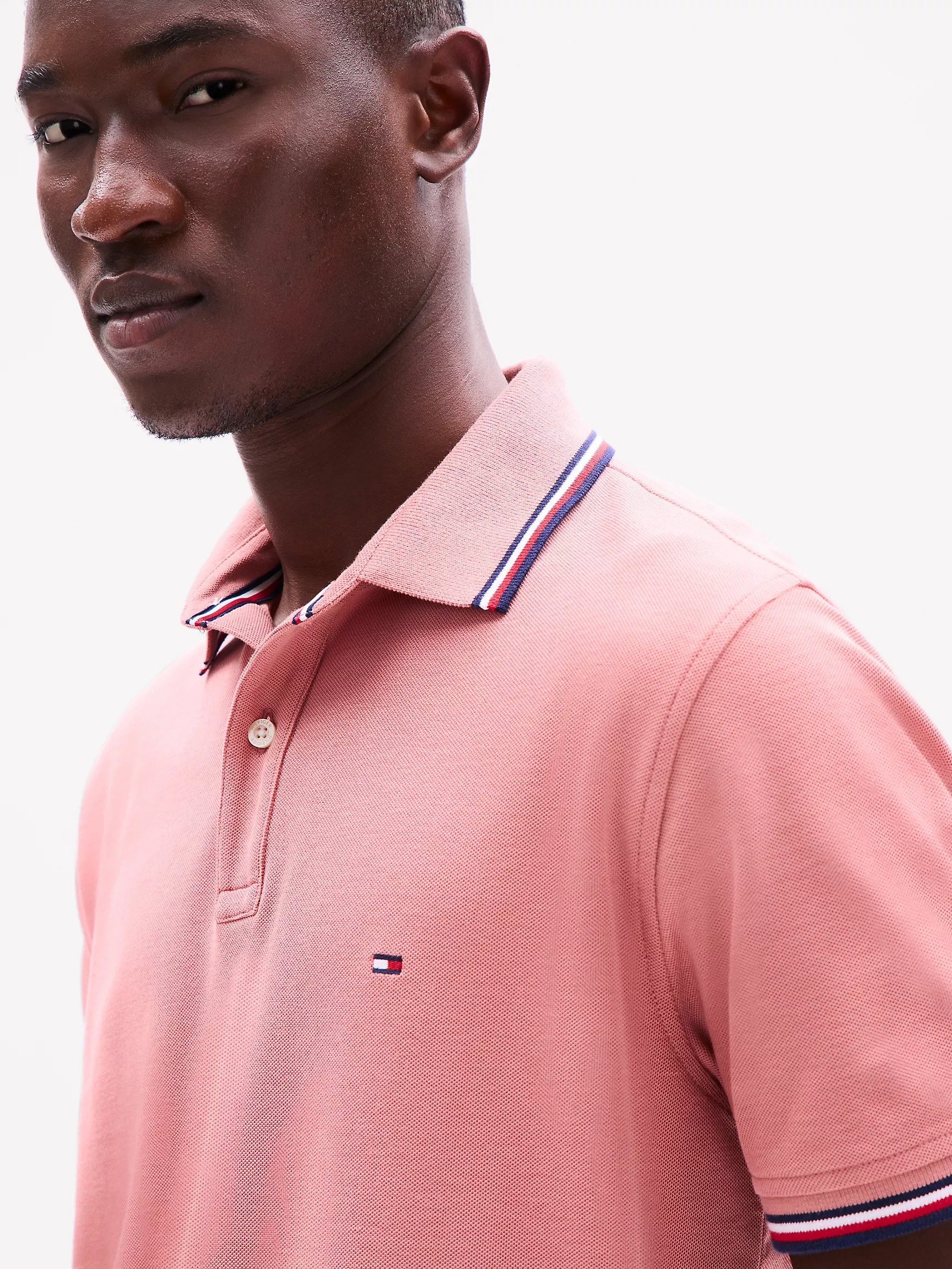 Мужское поло Tommy Hilfiger, Влагоотводящее поло Tommy стандартного кроя