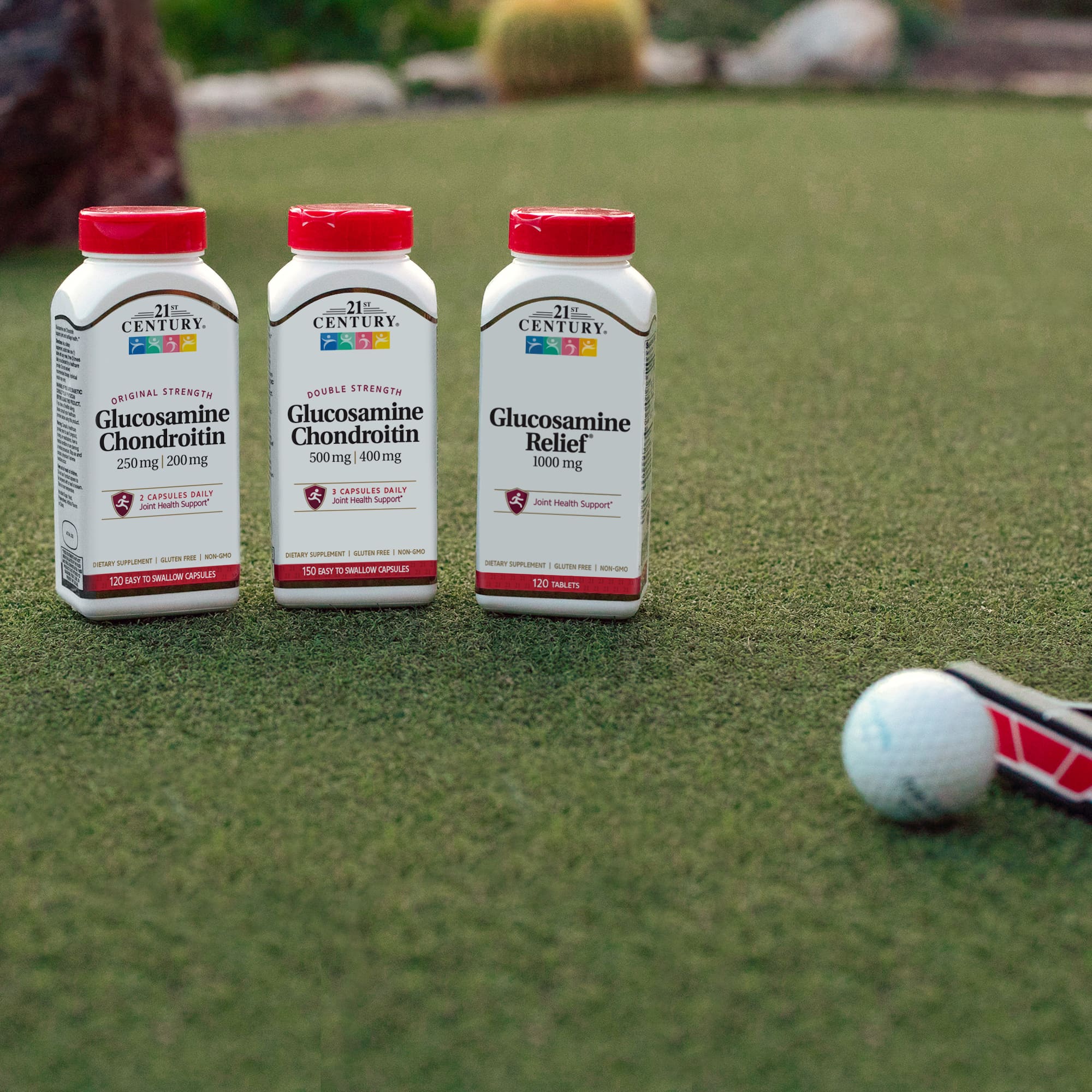 21st Century, Glucosamine Relief, 1000 мг, 120 таблеток