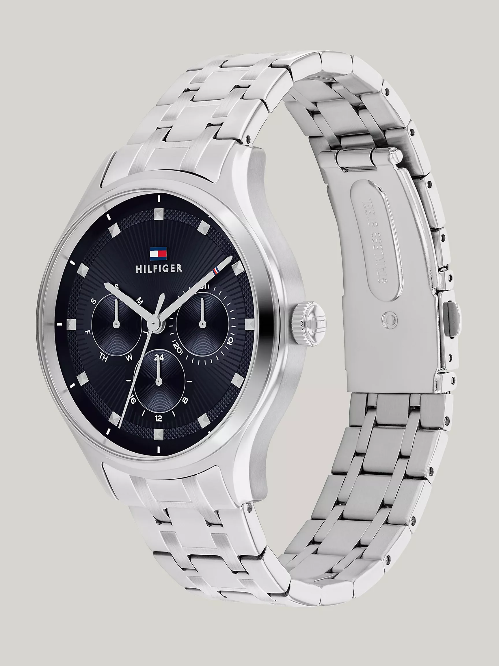 Женские часы Tommy Hilfiger, Многофункциональные часы 38 мм с синим циферблатом