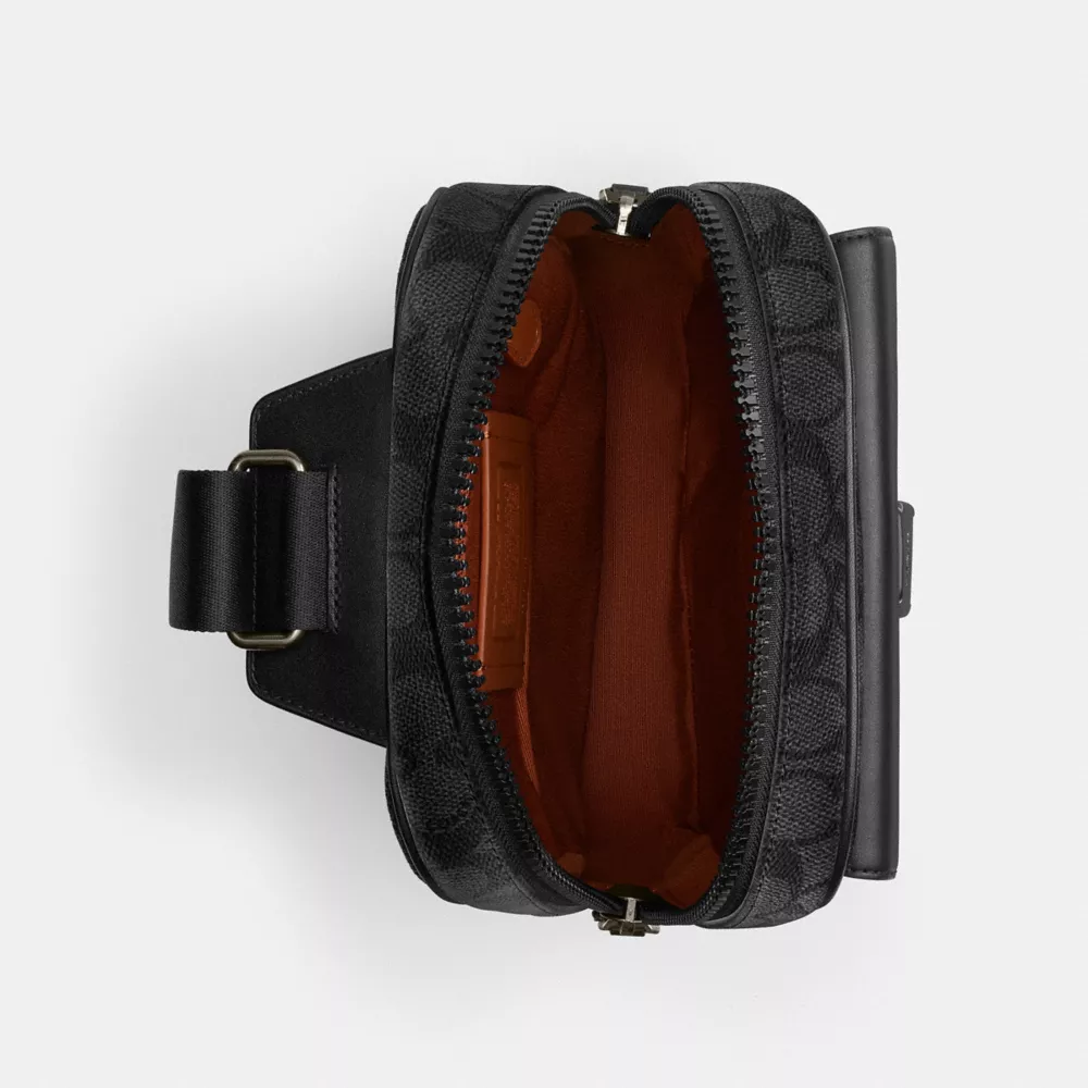 Сумка COACH Track Pack In Signature Canvas