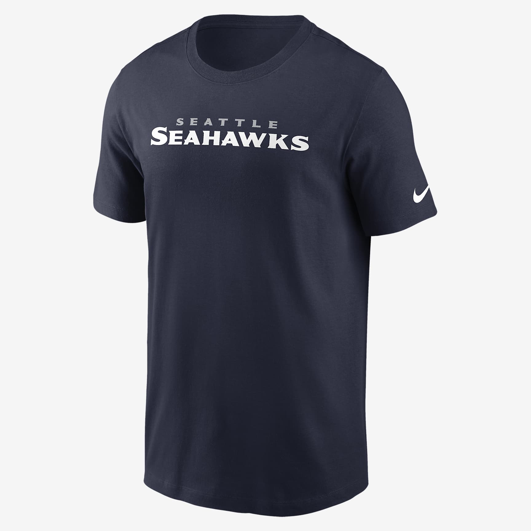 Seattle Seahawks Primetime Wordmark Essential Men's Nike NFL T-Shirt