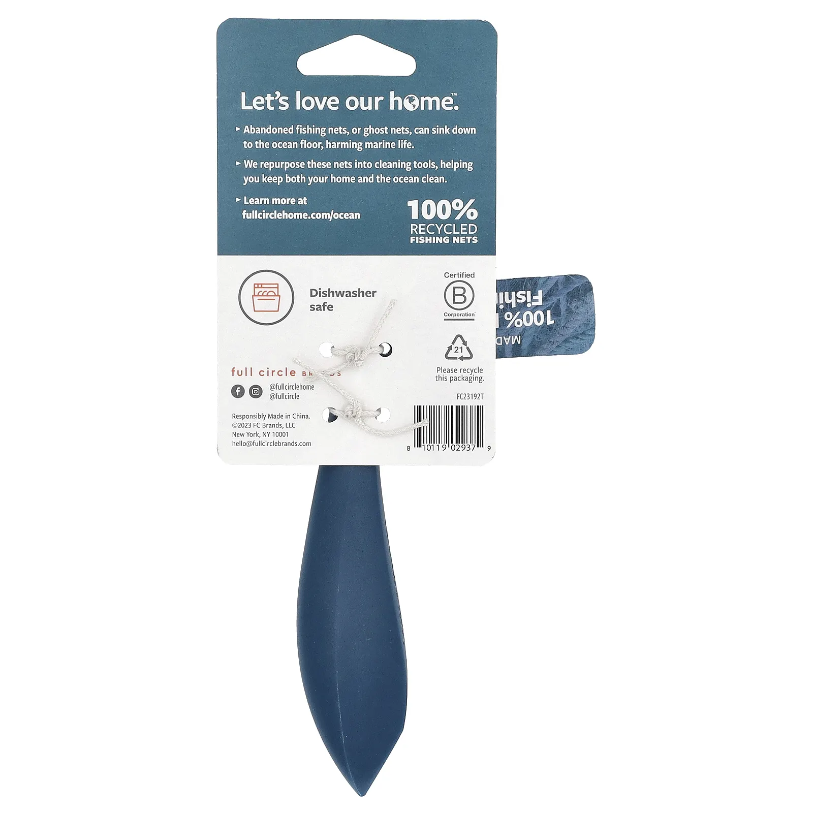 Full Circle, Clean Ocean, щетка для затирки швов, 1 шт.