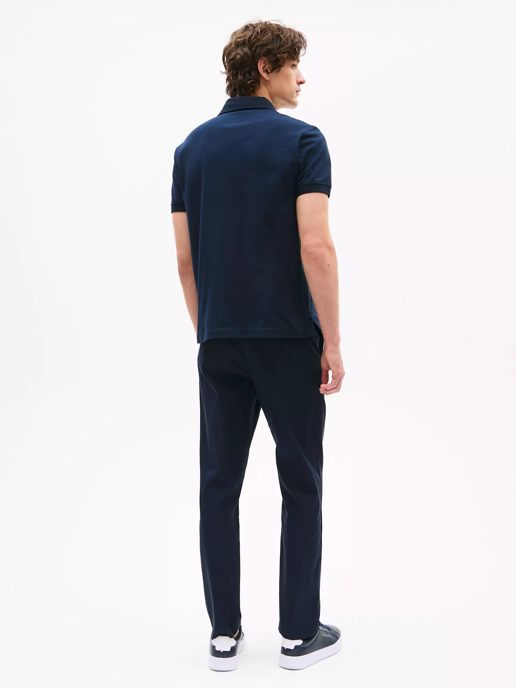 Мужское поло Tommy Hilfiger, Поло с вышитым графическим логотипом Tommy