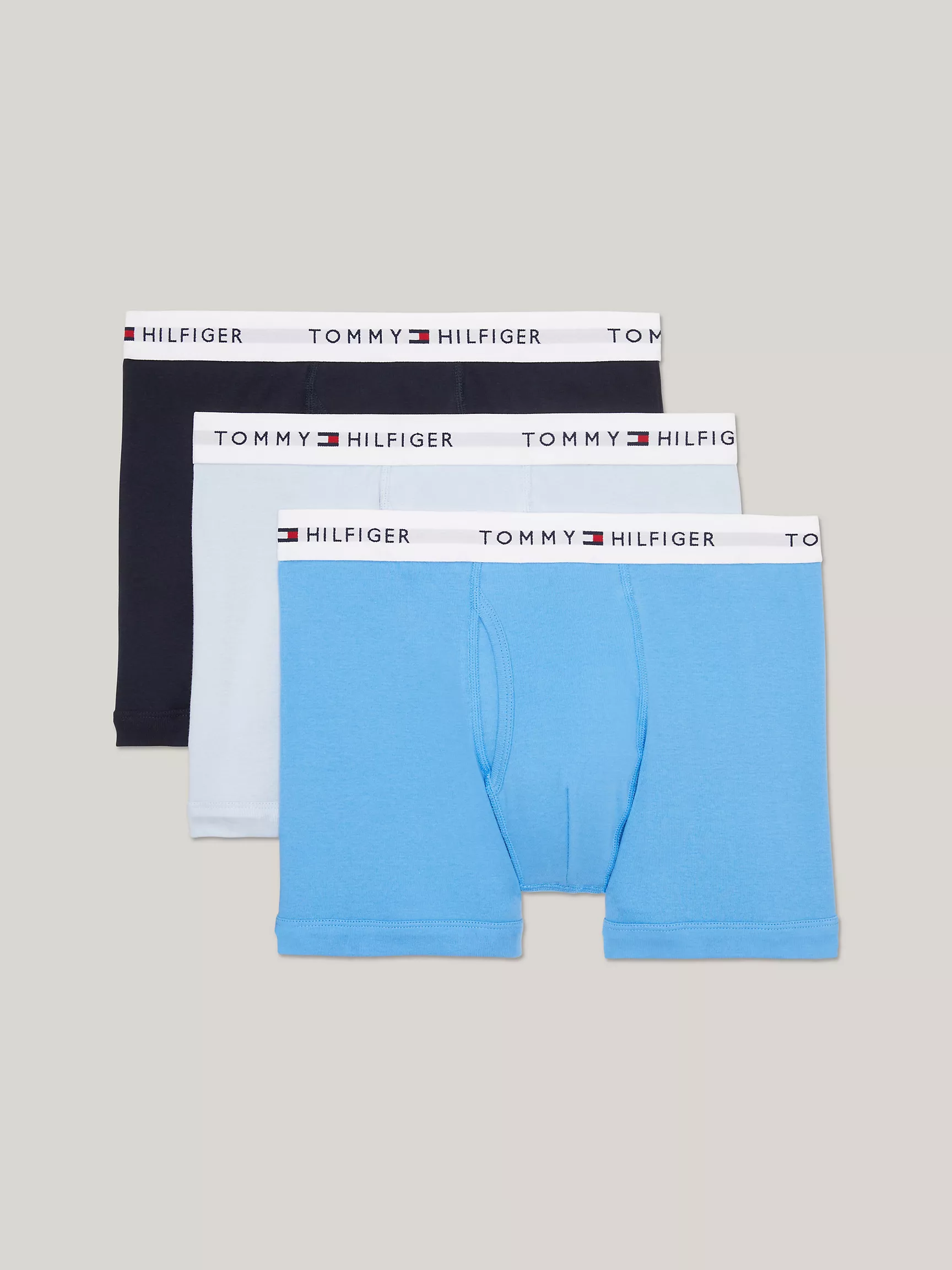 Мужское нижнее белье Tommy Hilfiger, Классические хлопковые трусы-боксёры (набор 3 шт.)