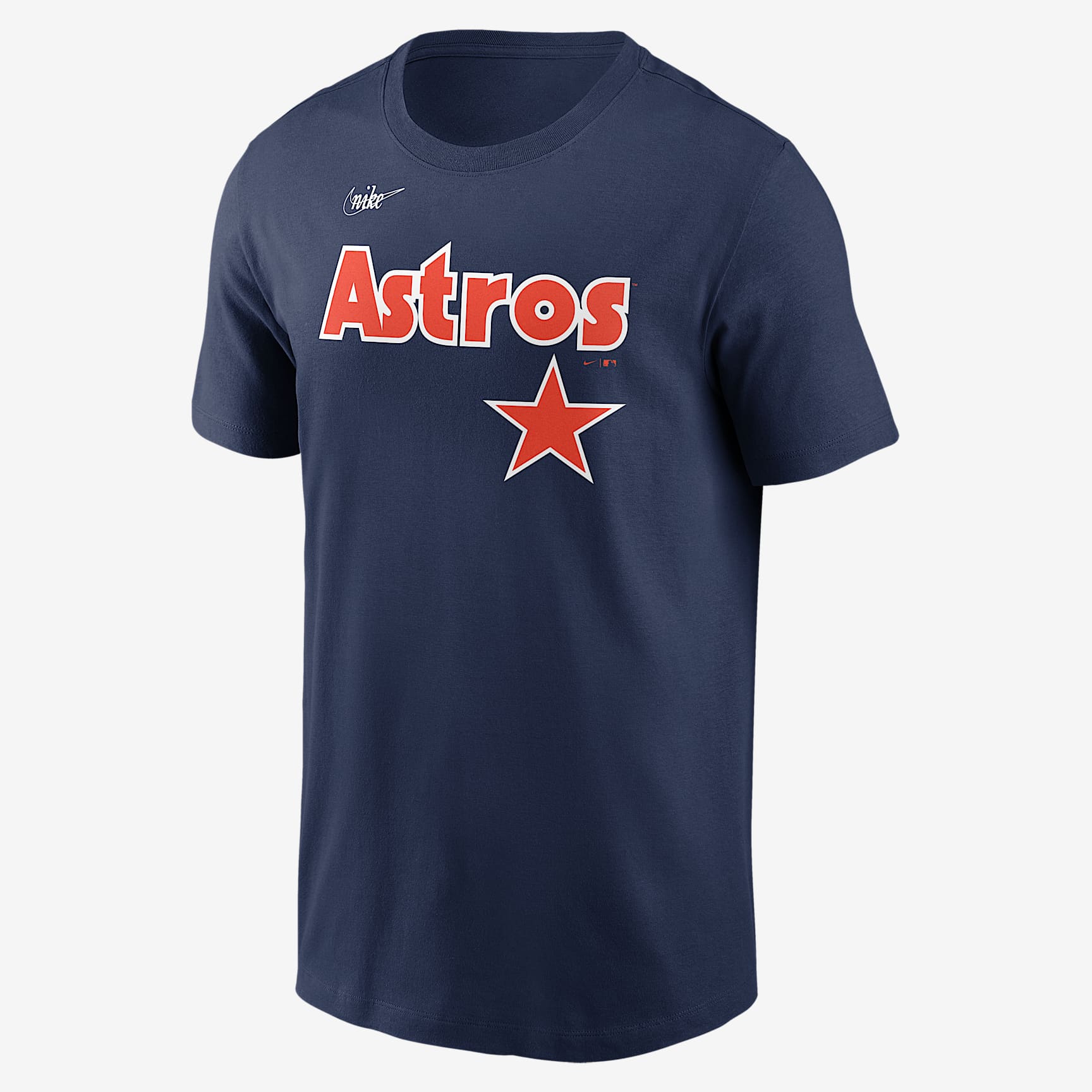 Houston Astros Cooperstown Wordmark Men's Nike MLB T-Shirt