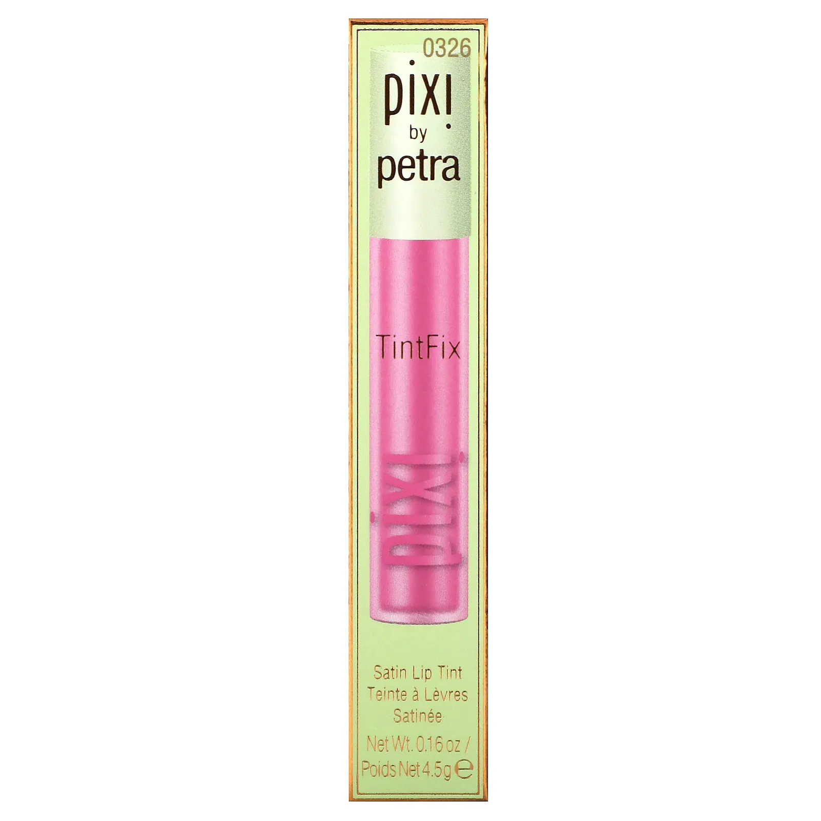 Pixi Beauty, TintFix, сатиновый тинт для губ, 0326 Love, 4,5 г (0,16 унции)