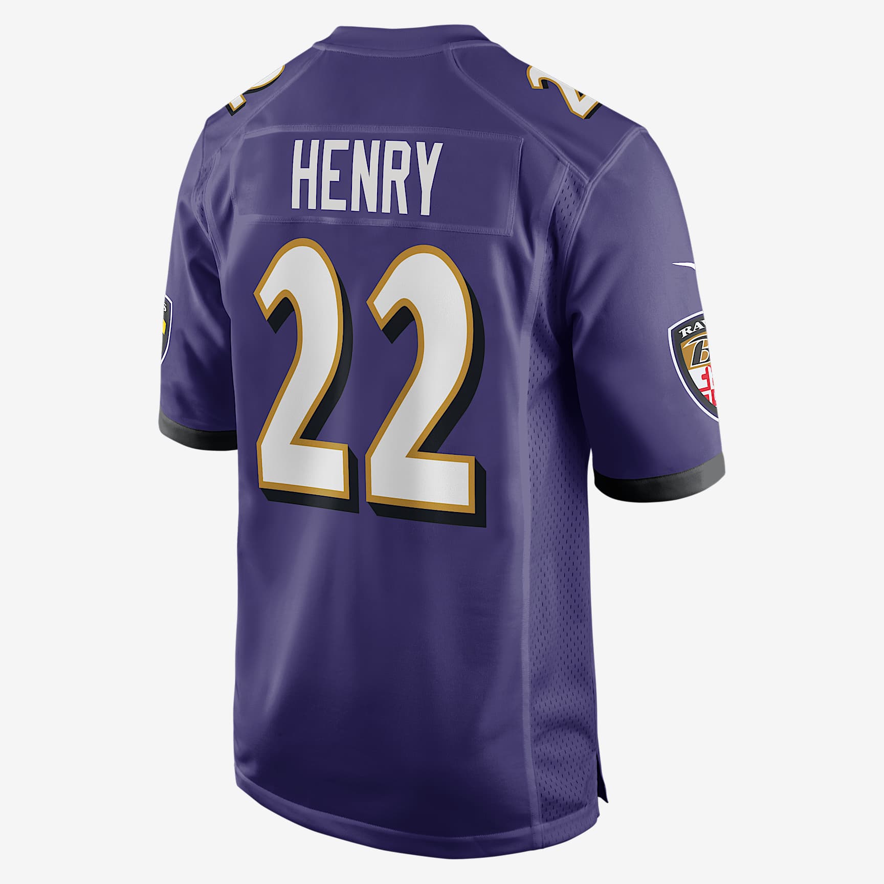 Derrick Henry Baltimore Ravens Men's Nike NFL Game Football Jersey