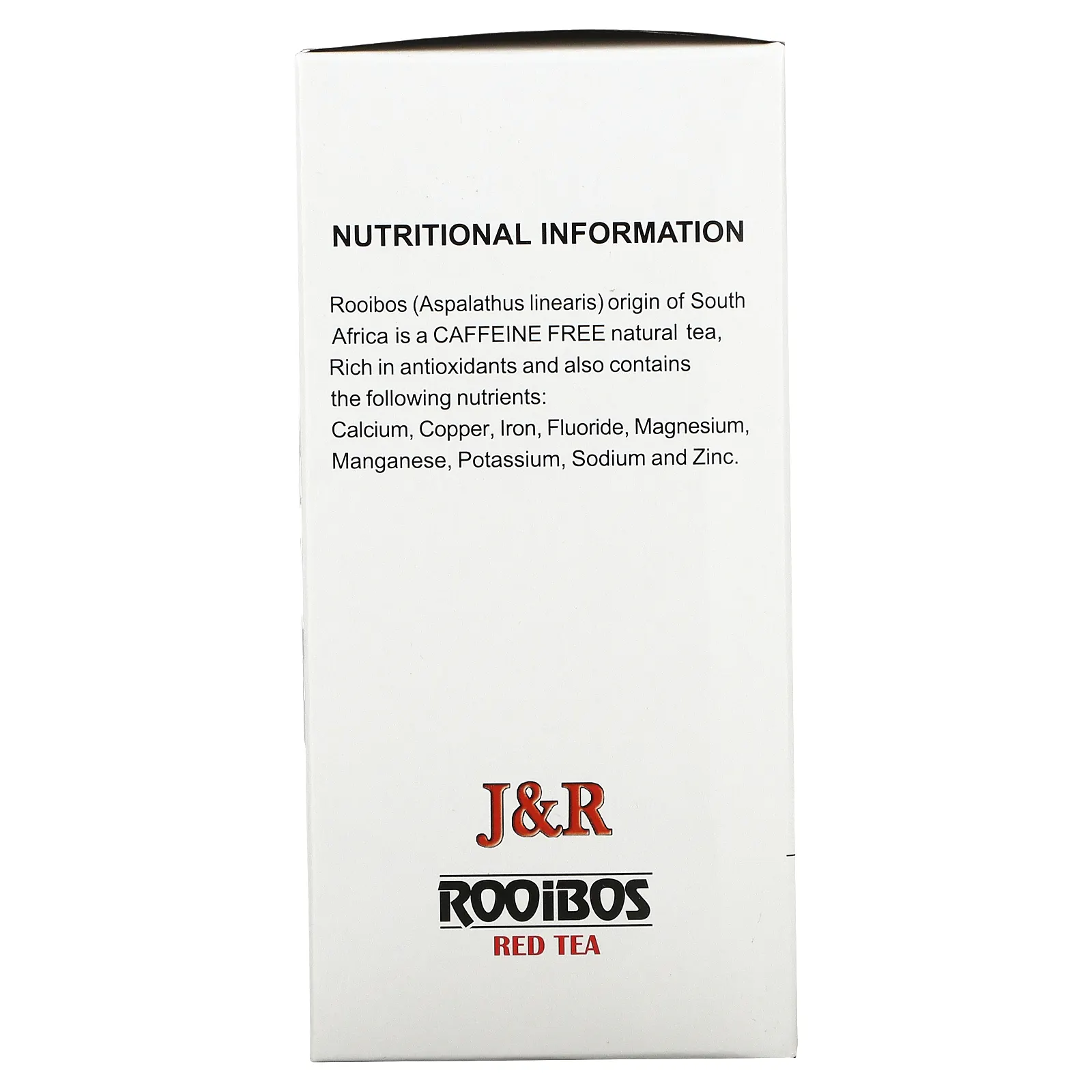 J&R Port Trading, Pure Rooibos Red Tea (Настоящий красный чай ройбуш), без кофеина, 40 чайных пакетиков, 100 г (3,53 унции)