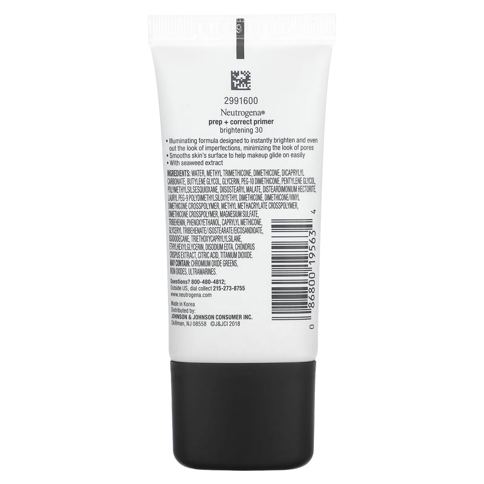 Neutrogena, Prep + Correct Primer, осветляющий праймер, 30 г (1 унция)