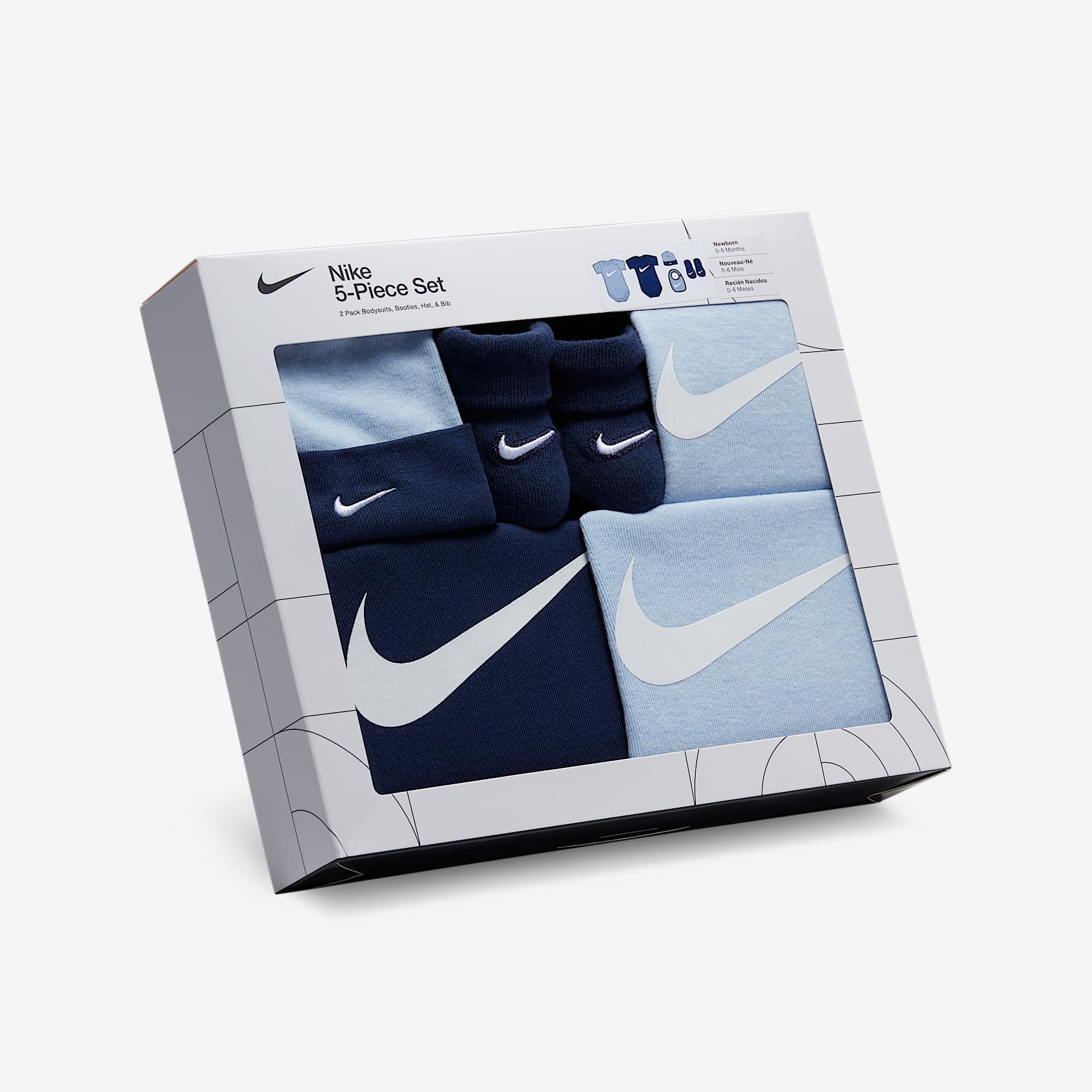 Nike Baby 5-Piece Boxed Gift Set