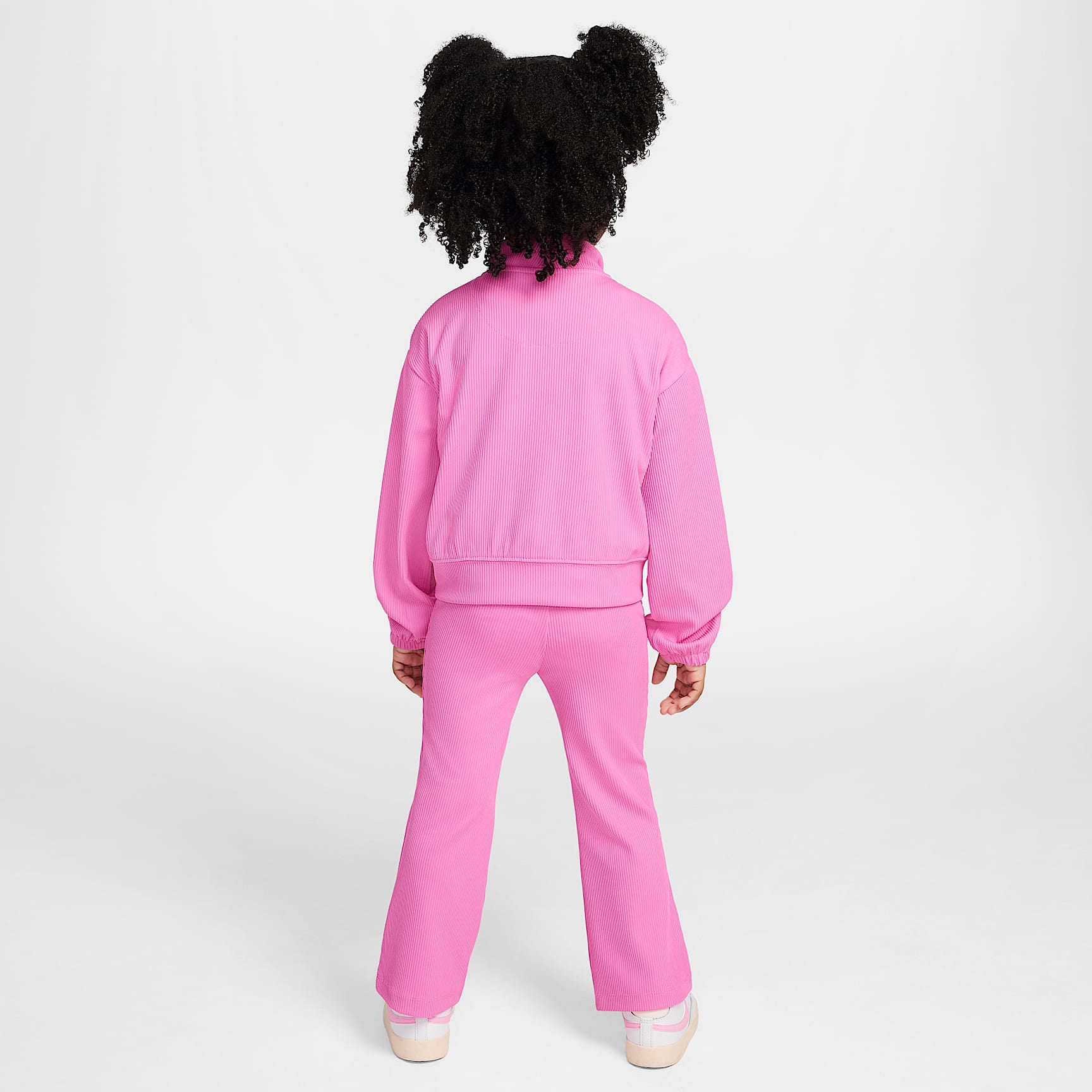 Nike Game, Swoosh, Match! Toddler Quarter-Zip Ribbed Top and Leggings Set