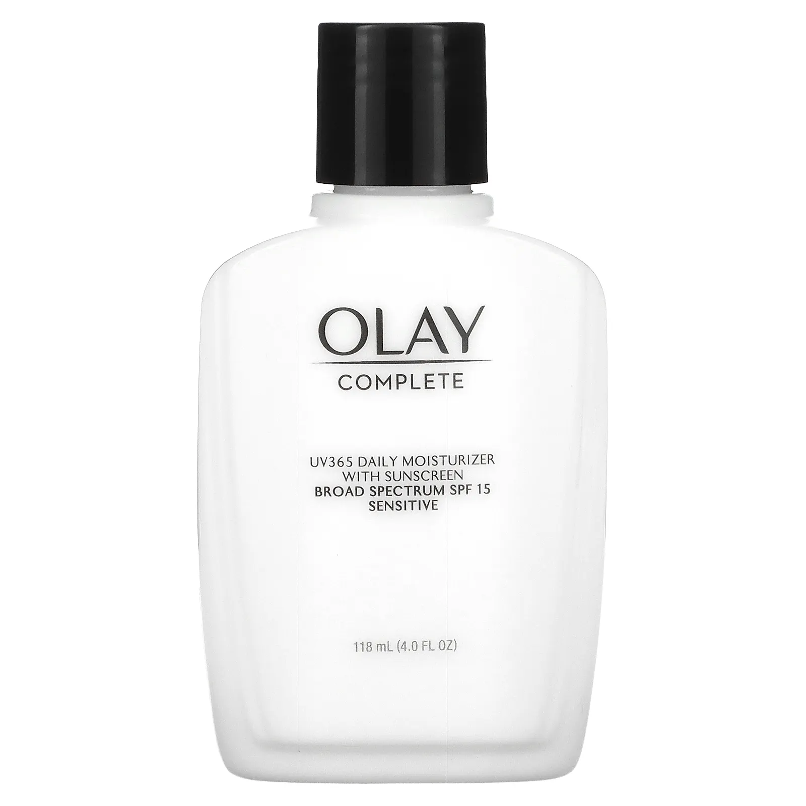 Olay, Complete, UV365, ежедневное увлажняющее и солнцезащитное средство, SPF 15, для чувствительной кожи, 118 мл (4,0 унции)