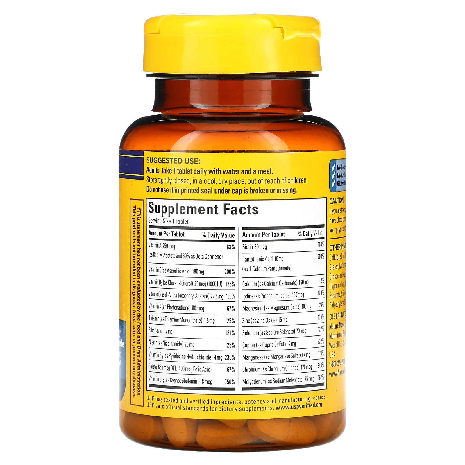 Nature Made, мультивитамины для мужчин, 90 таблеток