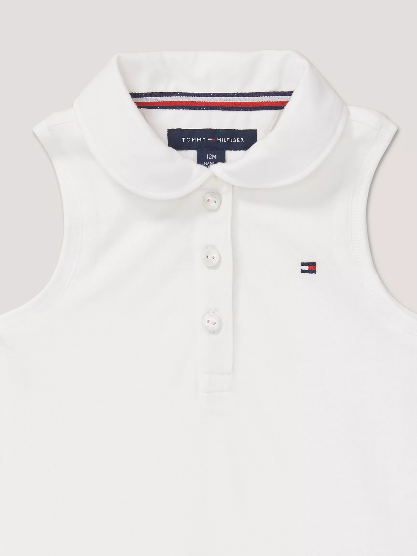 Детское платье Tommy Hilfiger, Детское эластичное поло-платье без рукавов