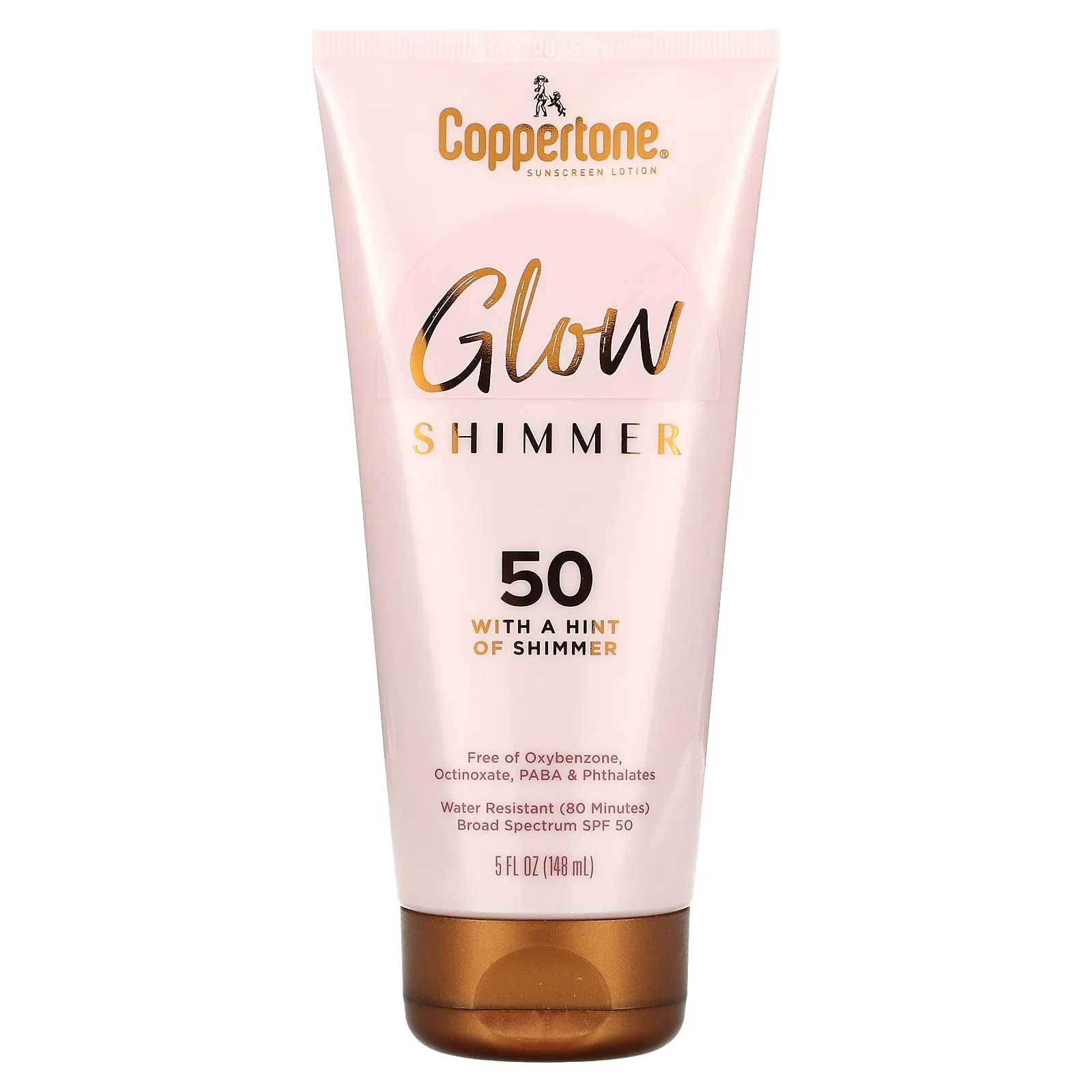 Coppertone, Glow, Shimmer, солнцезащитный лосьон, SPF 50, 148 мл (5 жидк. Унций)