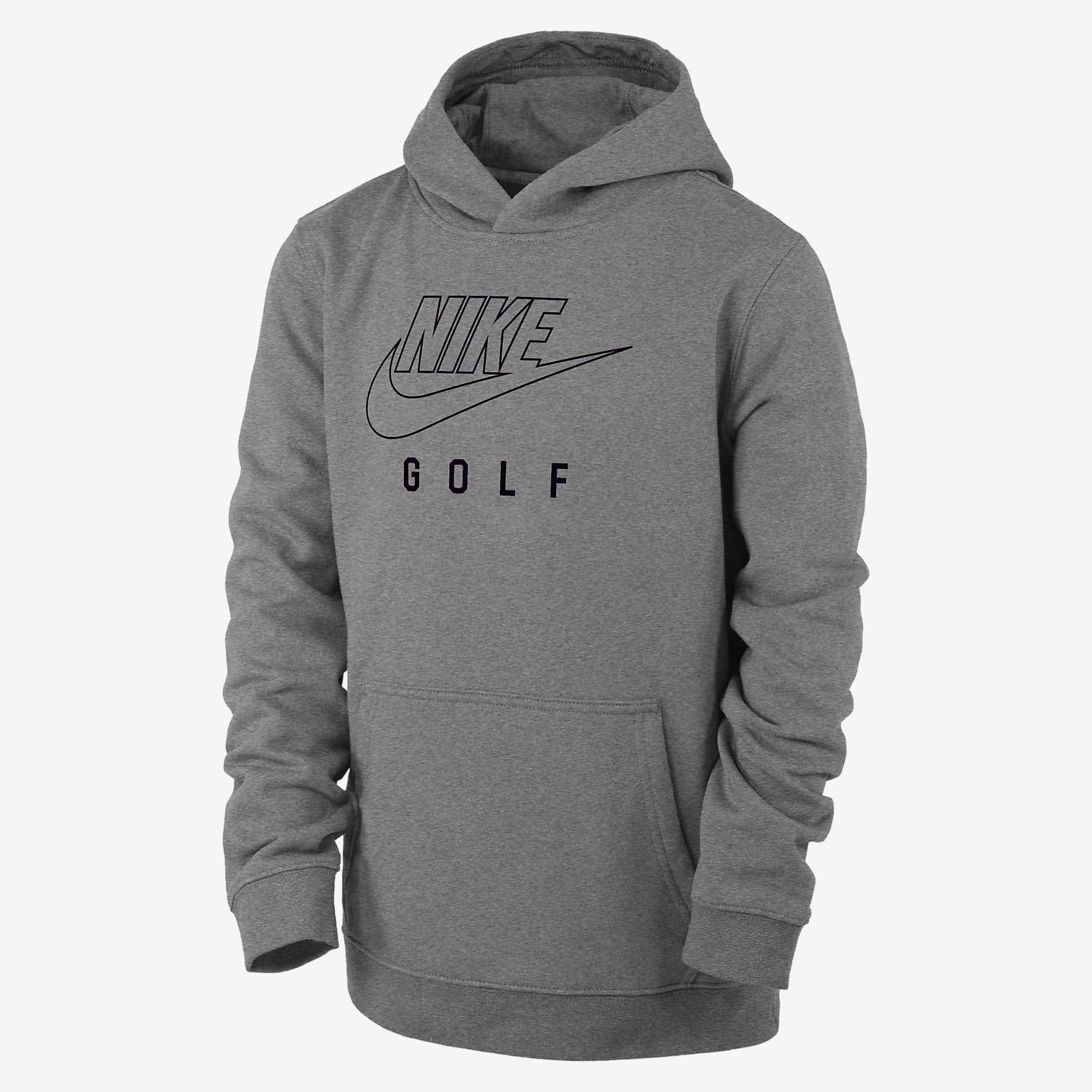 Nike Swoosh Club Fleece Big Kids' Golf Pullover Hoodie