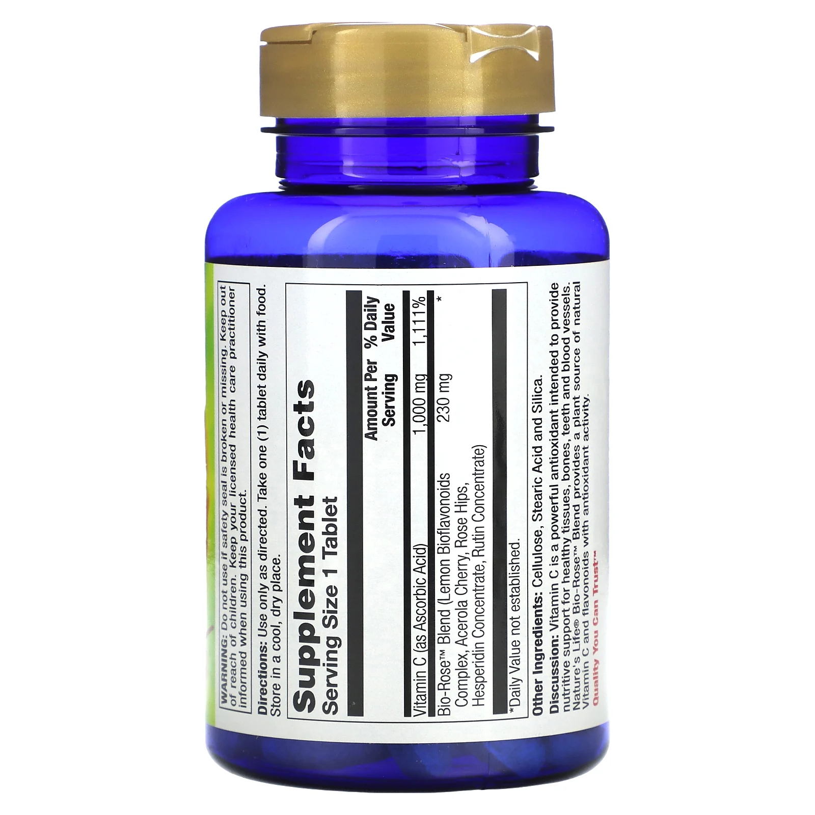 Nature's Life, комплекс с витамином С, 1000 мг, 100 таблеток