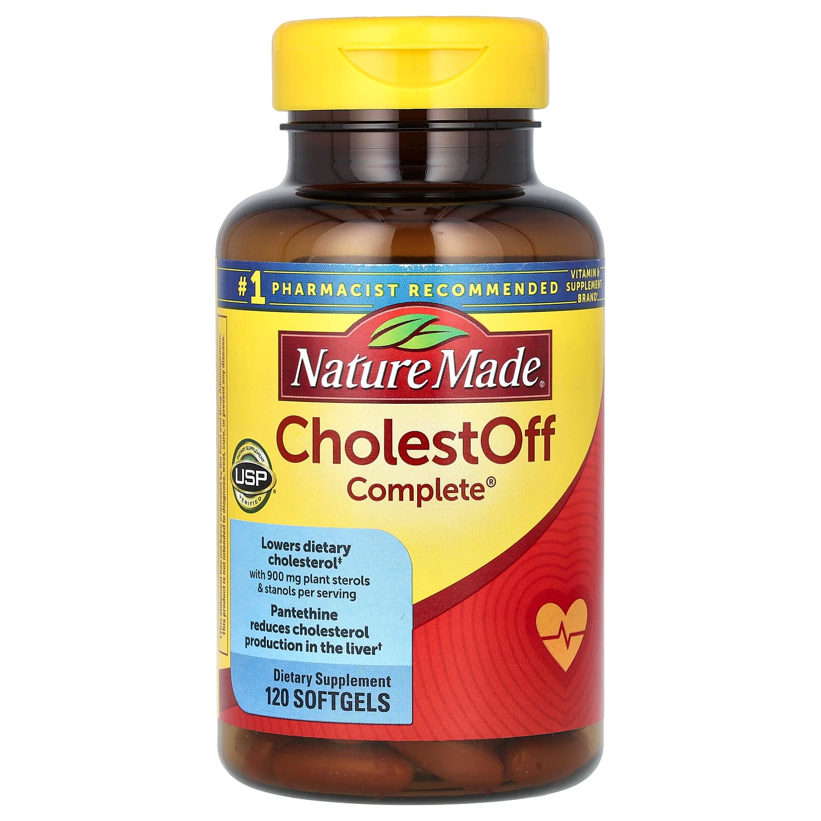 Nature Made, CholestOff Complete, 120 мягких желатиновых капсул