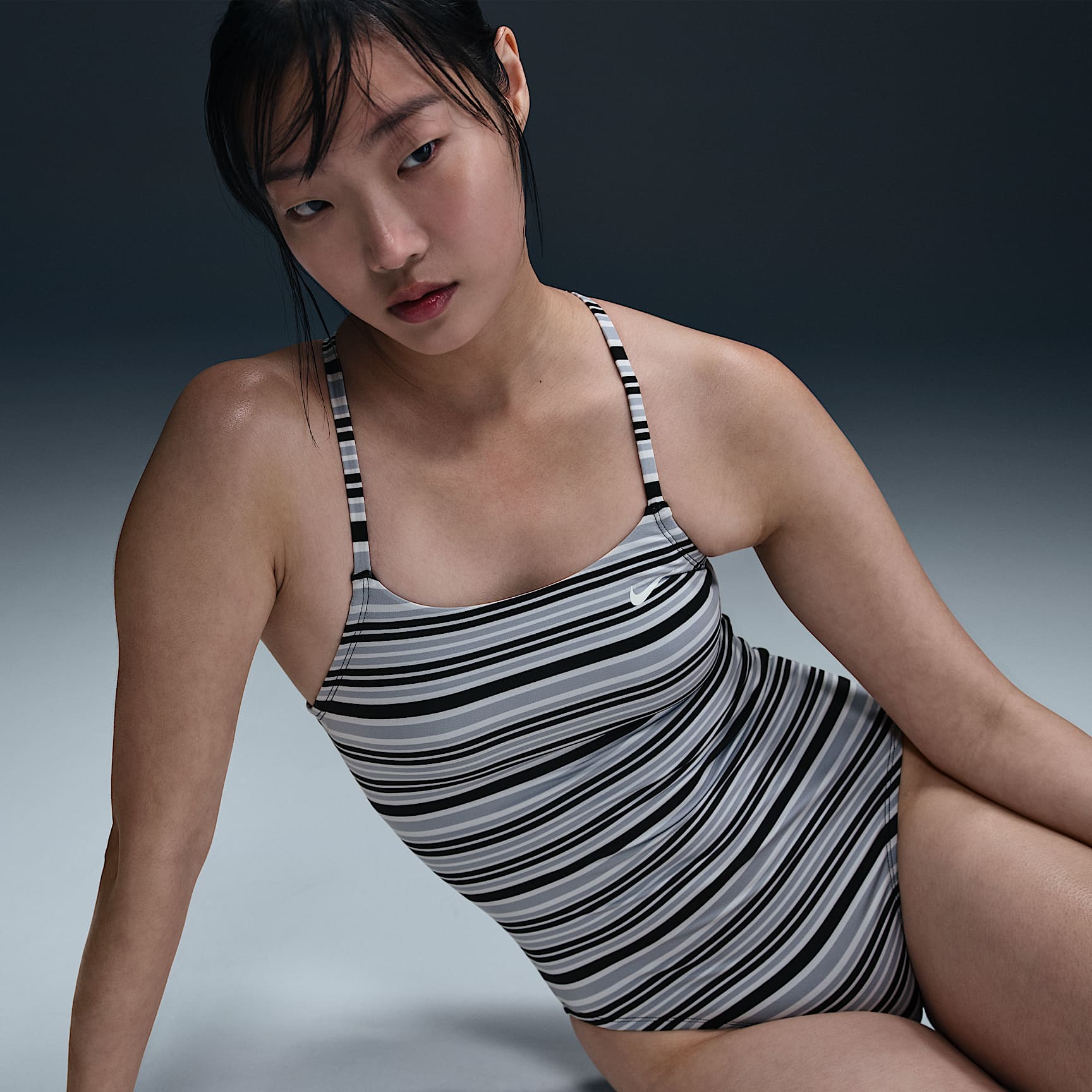 Nike Swim Women's Lace-Up One-Piece