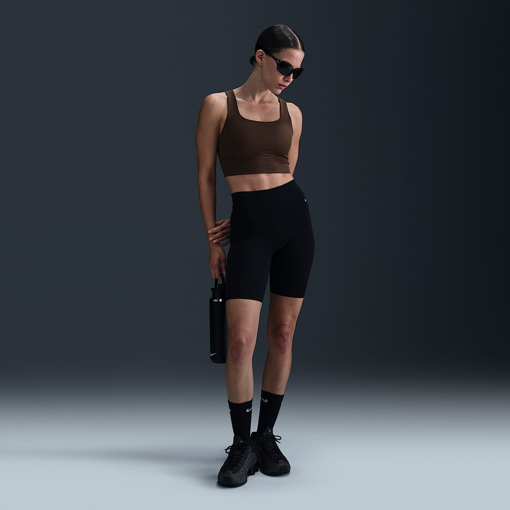 Nike Zenvy Women's Medium-Support Padded Longline Sports Bra