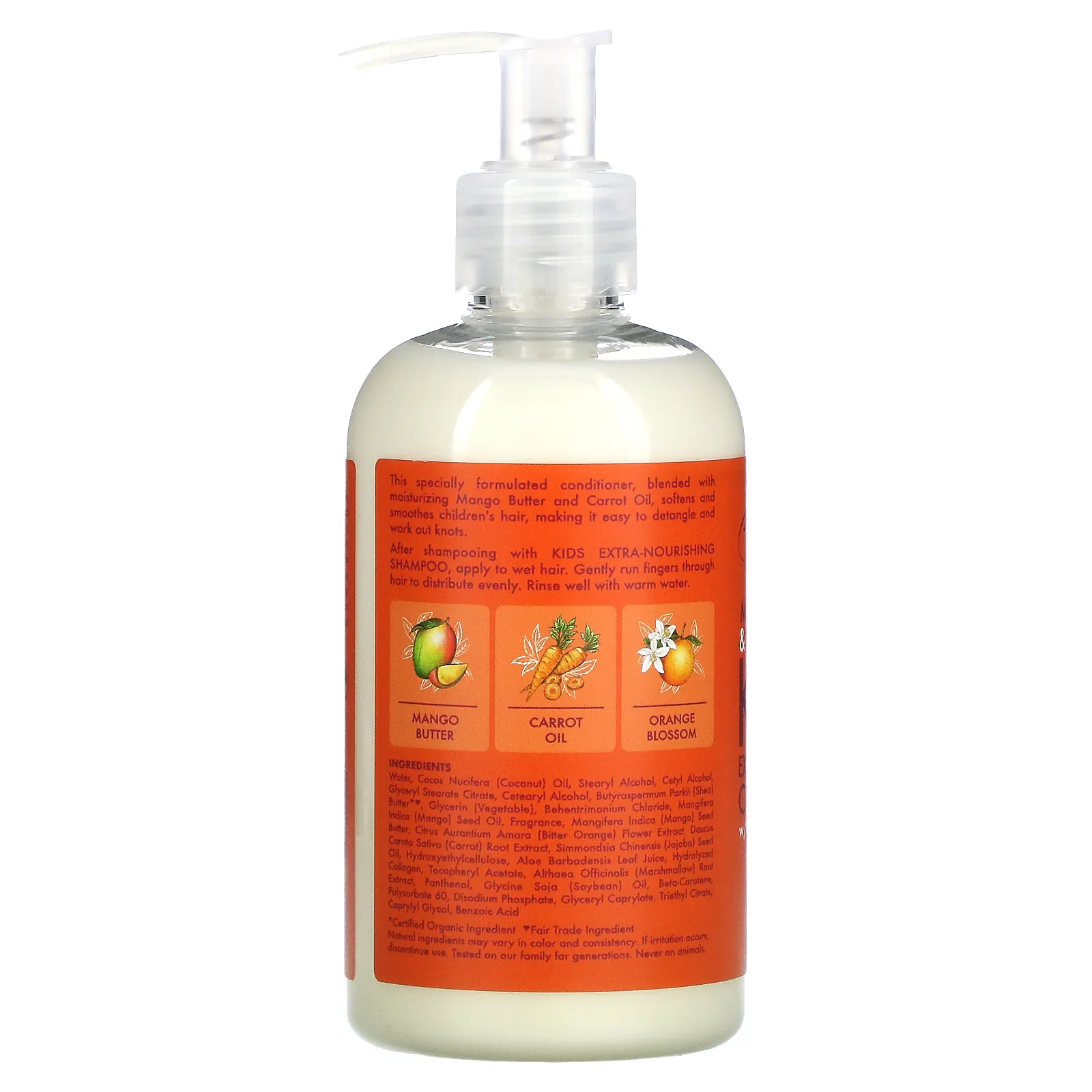 SheaMoisture, экстра-питательный кондиционер, для детей, манго и морковь, 237 мл (8 жидк. унций)