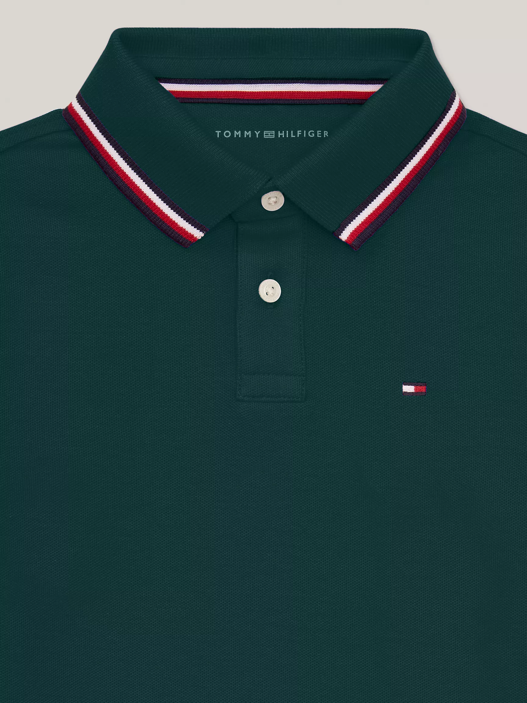 Рубашка-поло для мальчиков Tommy Hilfiger, Детское влагоотводящее поло Tommy с длинным рукавом