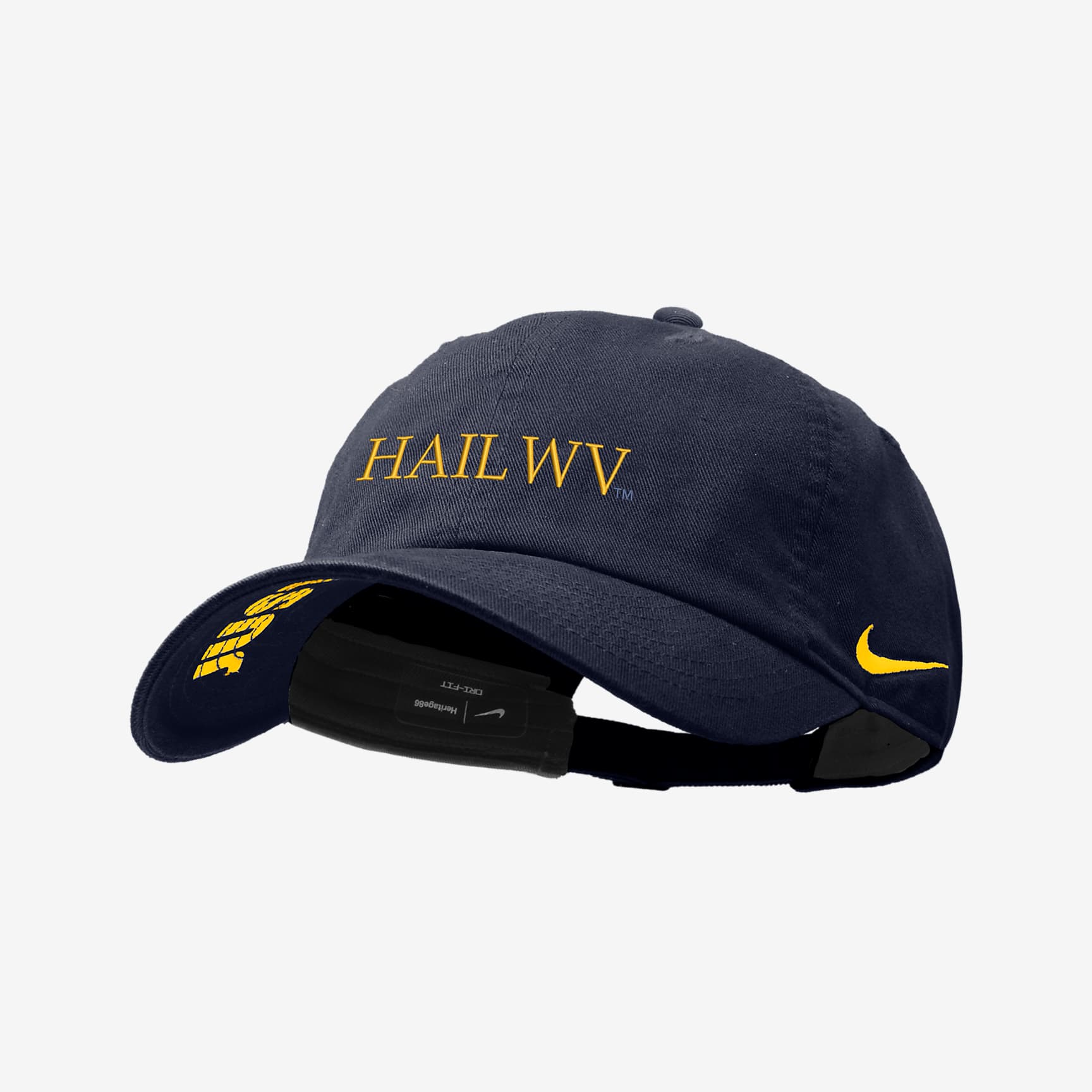West Virginia Nike College Cap